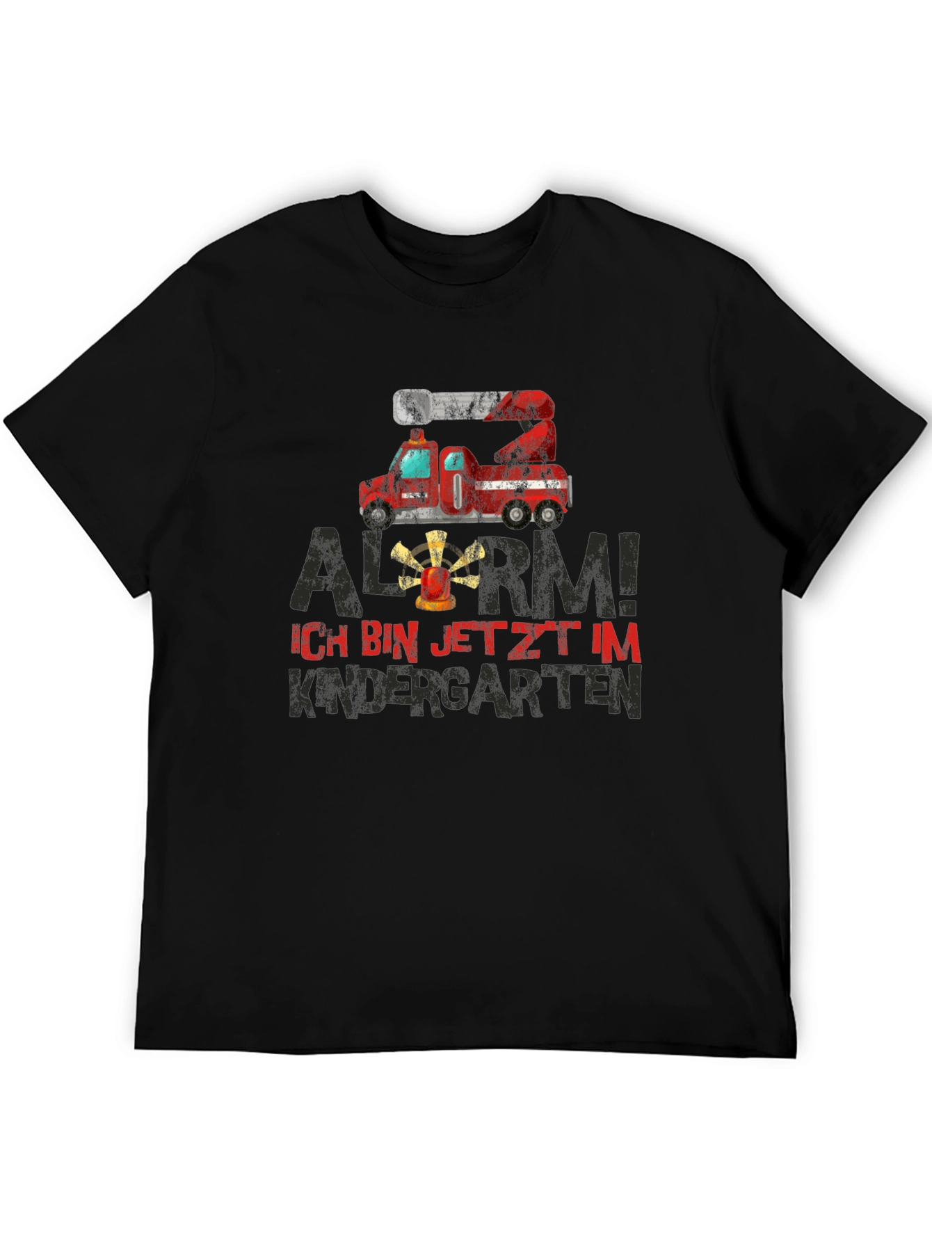 Alarm! Kindergarten Fire Truck T-Shirt