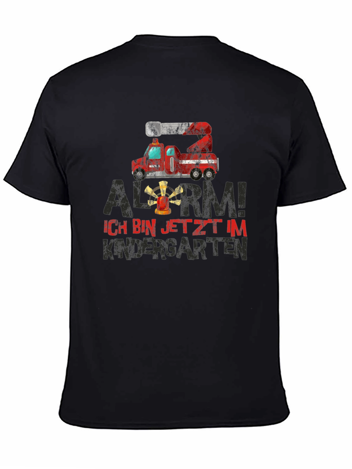 Alarm! Kindergarten Fire Truck T-Shirt