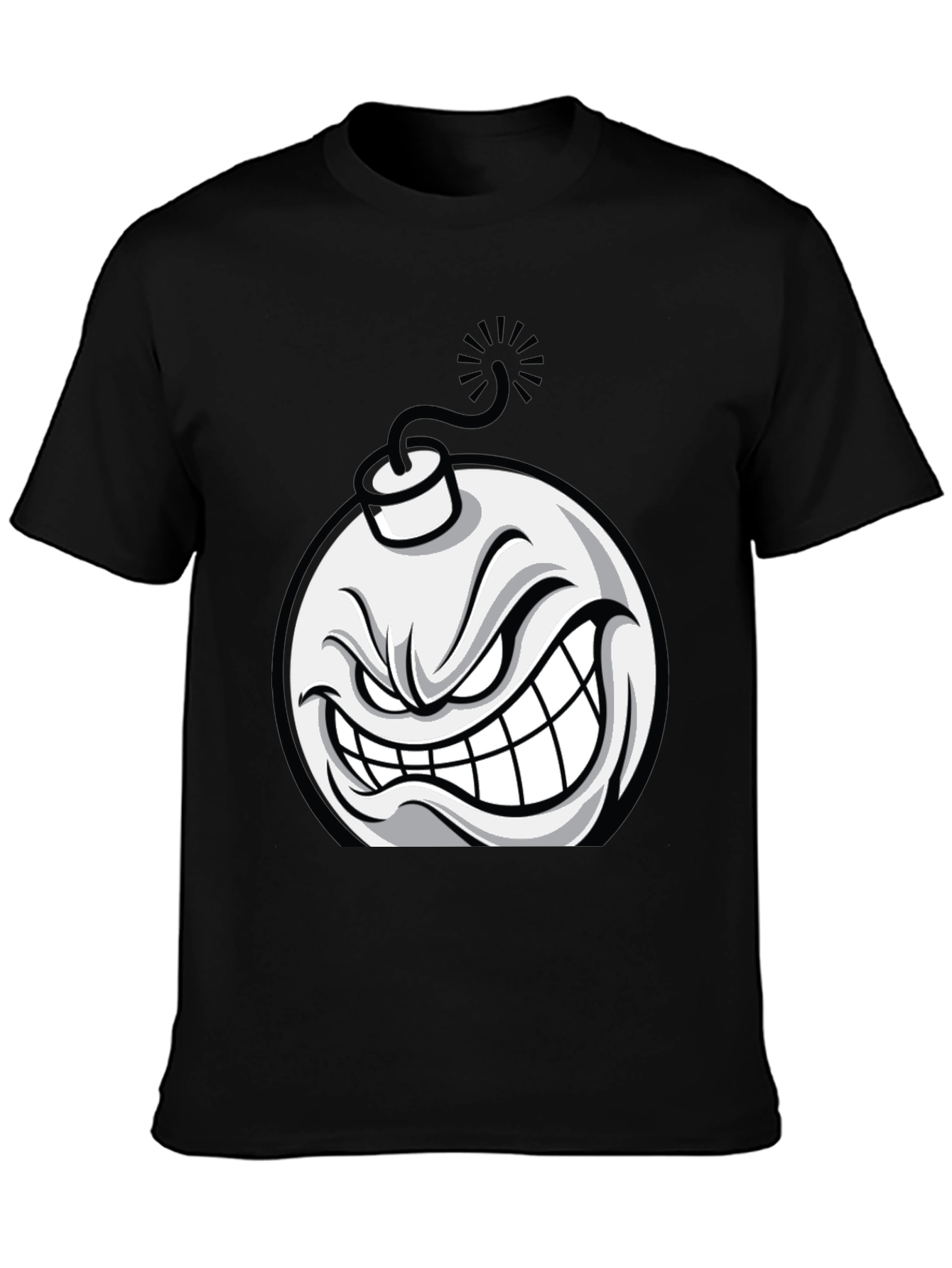 Angry Bomb Graphic T-Shirt