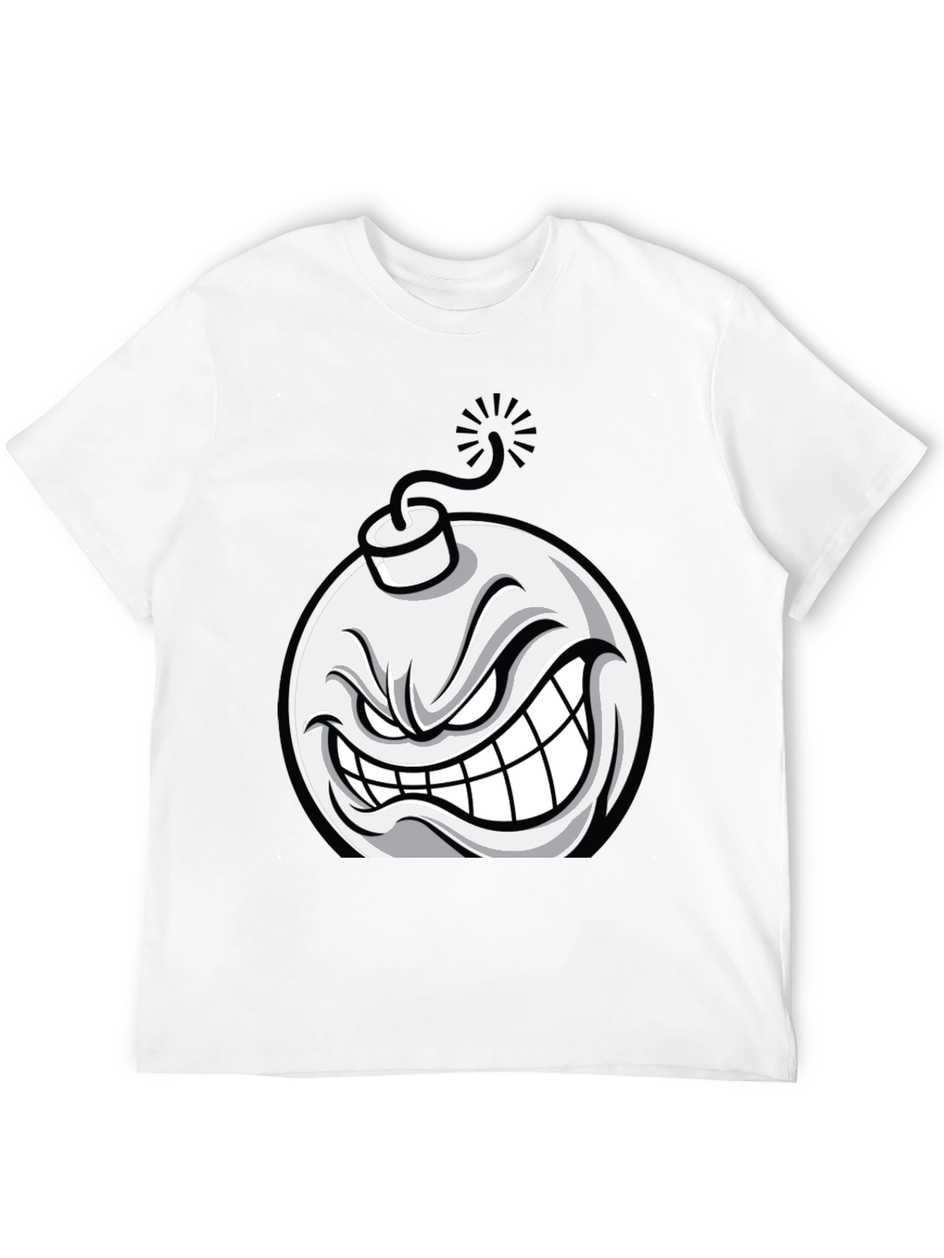 Angry Bomb Graphic T-Shirt