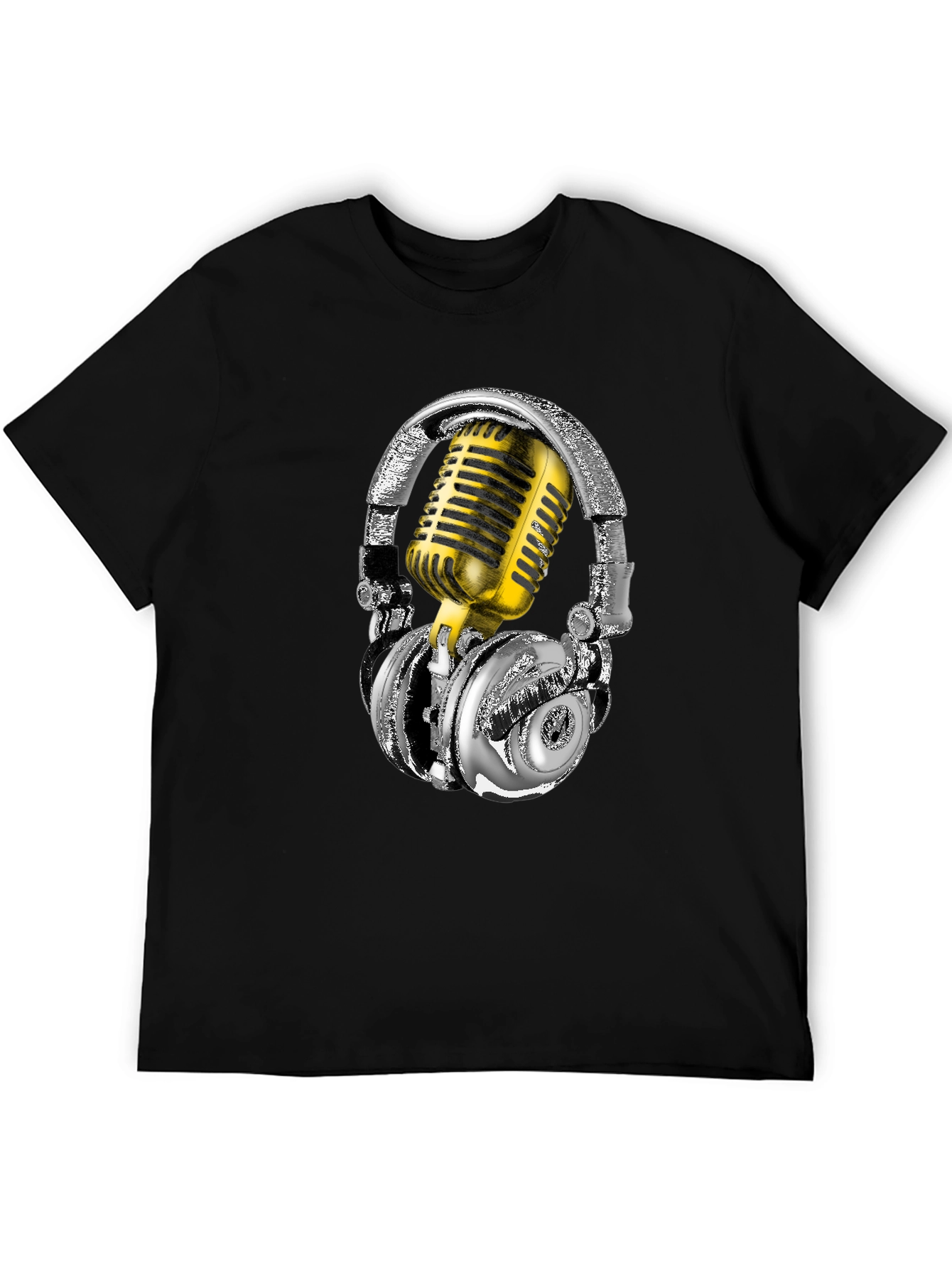 Headphones & Mic Graphic Tee
