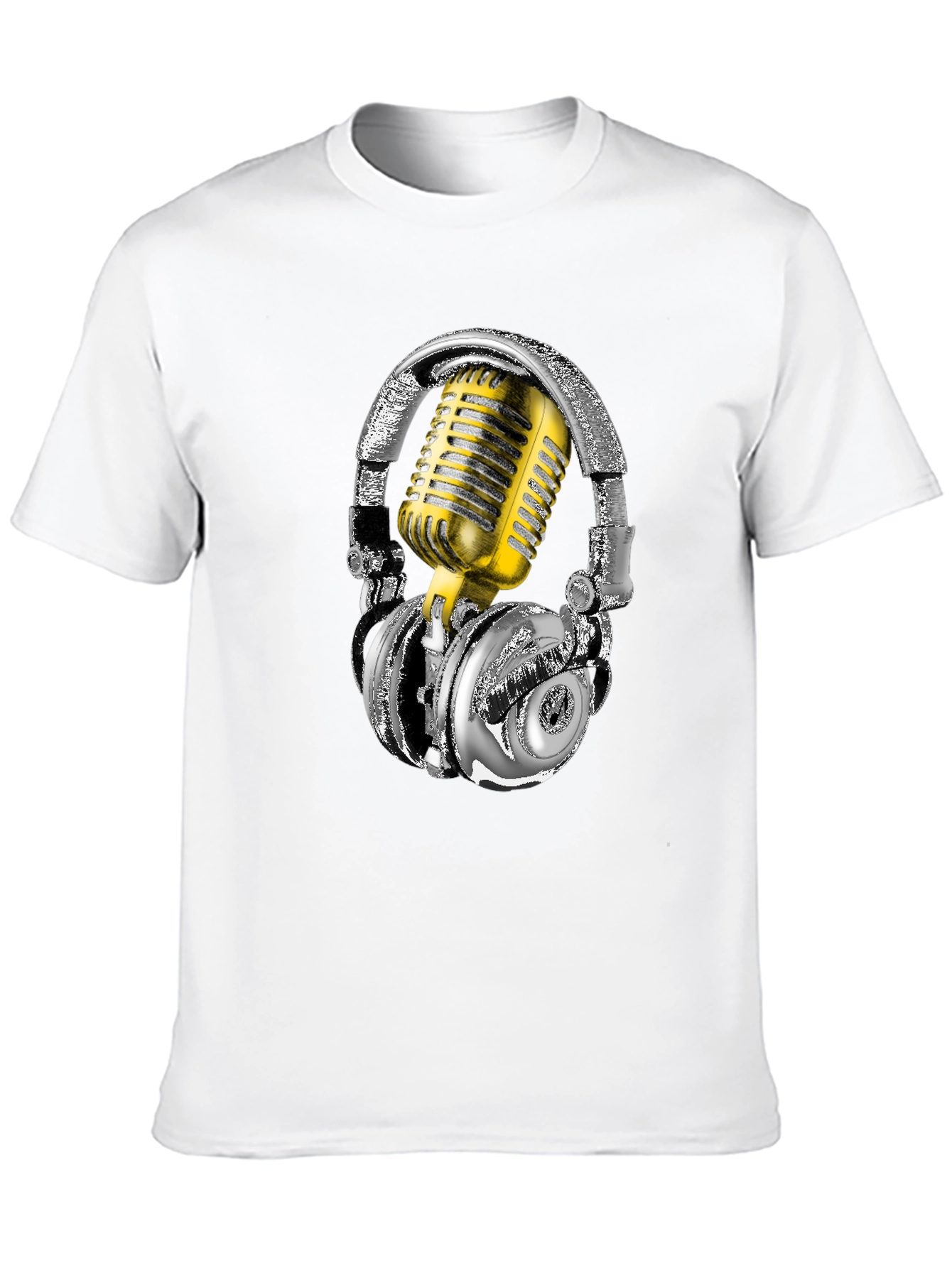 Headphones & Mic Graphic Tee