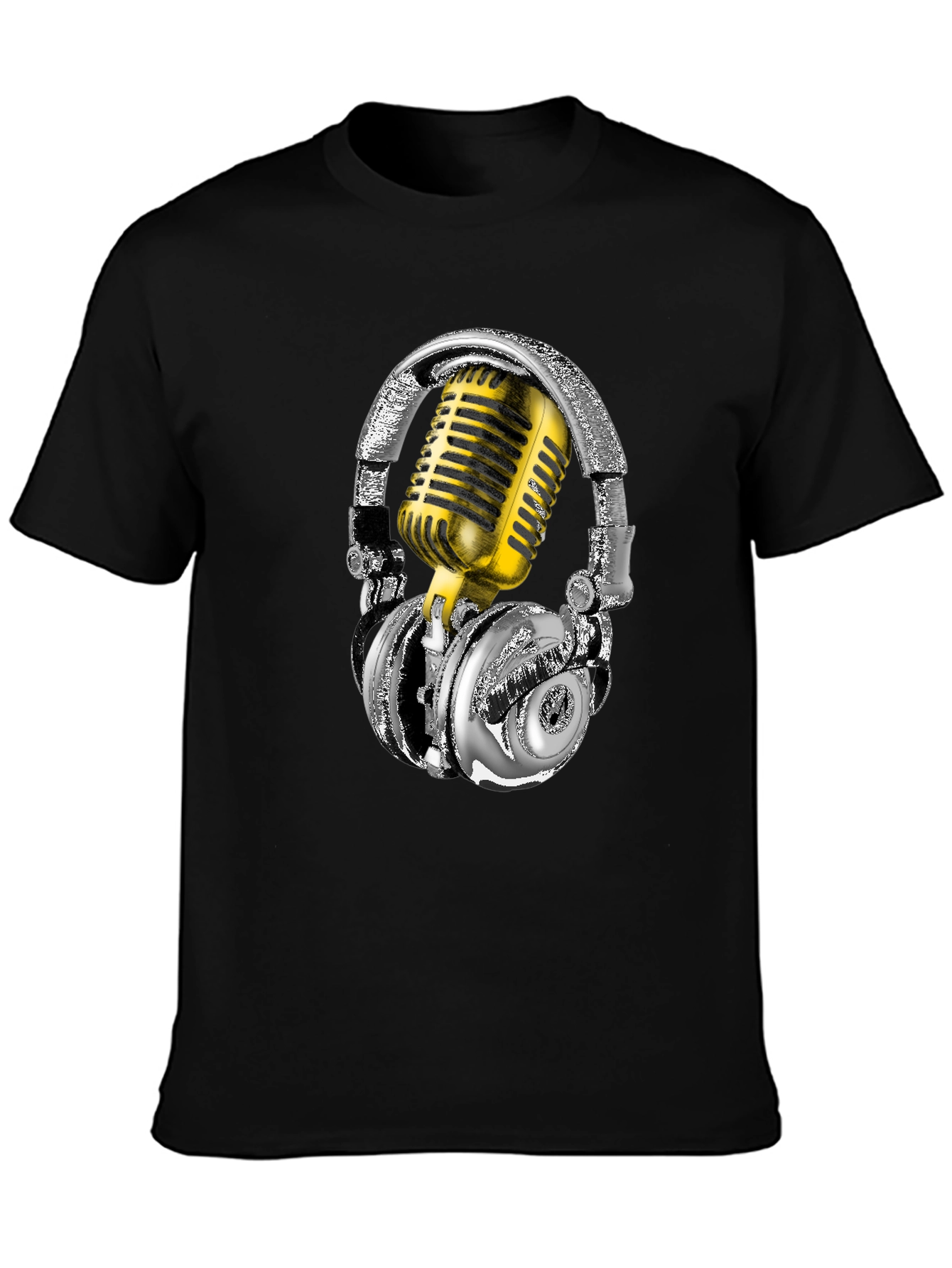 Headphones & Mic Graphic Tee
