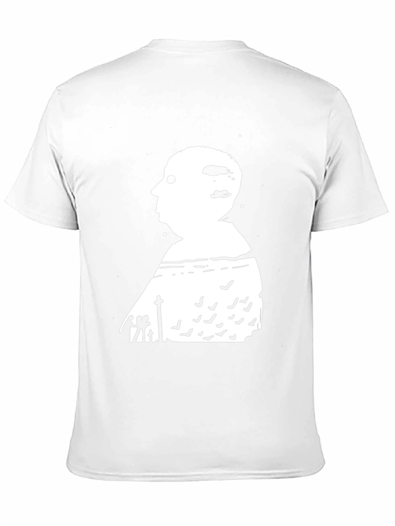 Alfred Hitchcock Silhouette Black T-Shirt