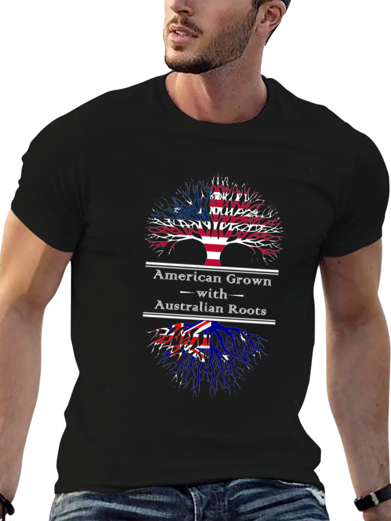 American Grown with Australian Roots T-Shirt