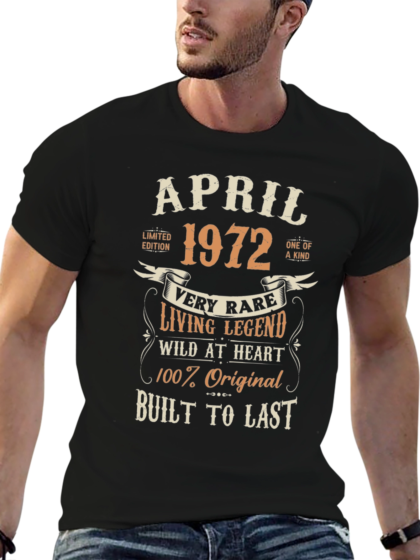 April 1972 Birthday T-Shirt - Limited Edition Legend