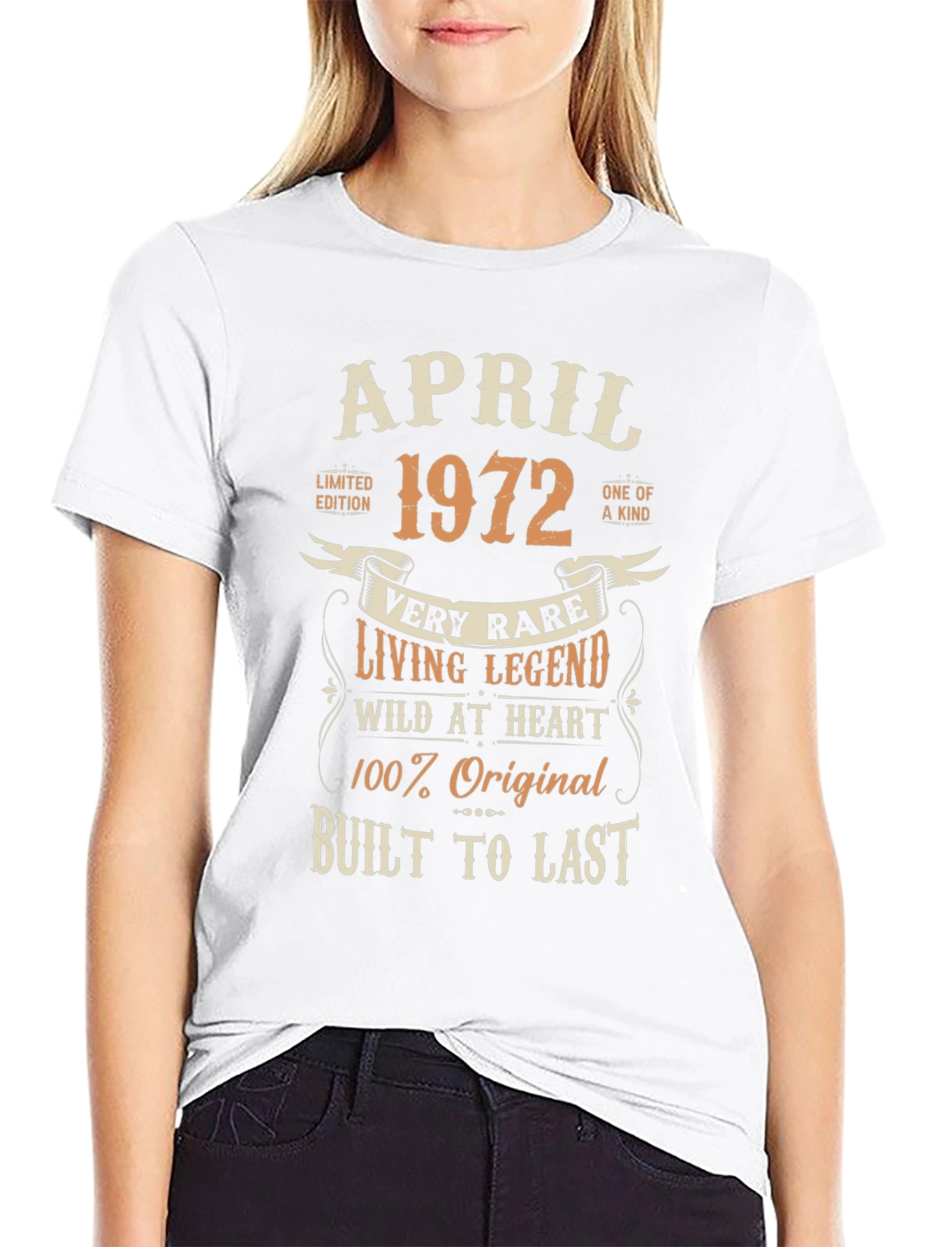 April 1972 Birthday T-Shirt - Limited Edition Legend