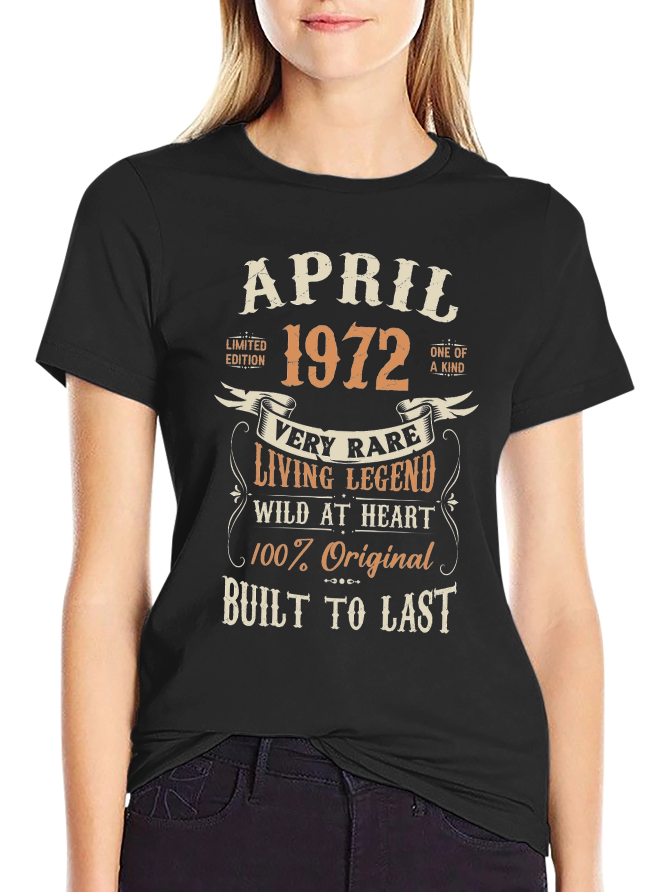 April 1972 Birthday T-Shirt - Limited Edition Legend