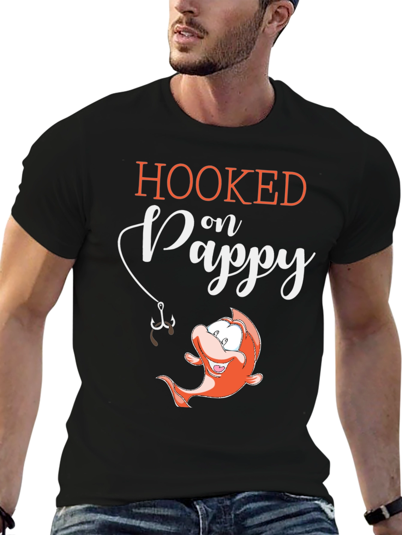 Hooked on Pappy Mens T-Shirt