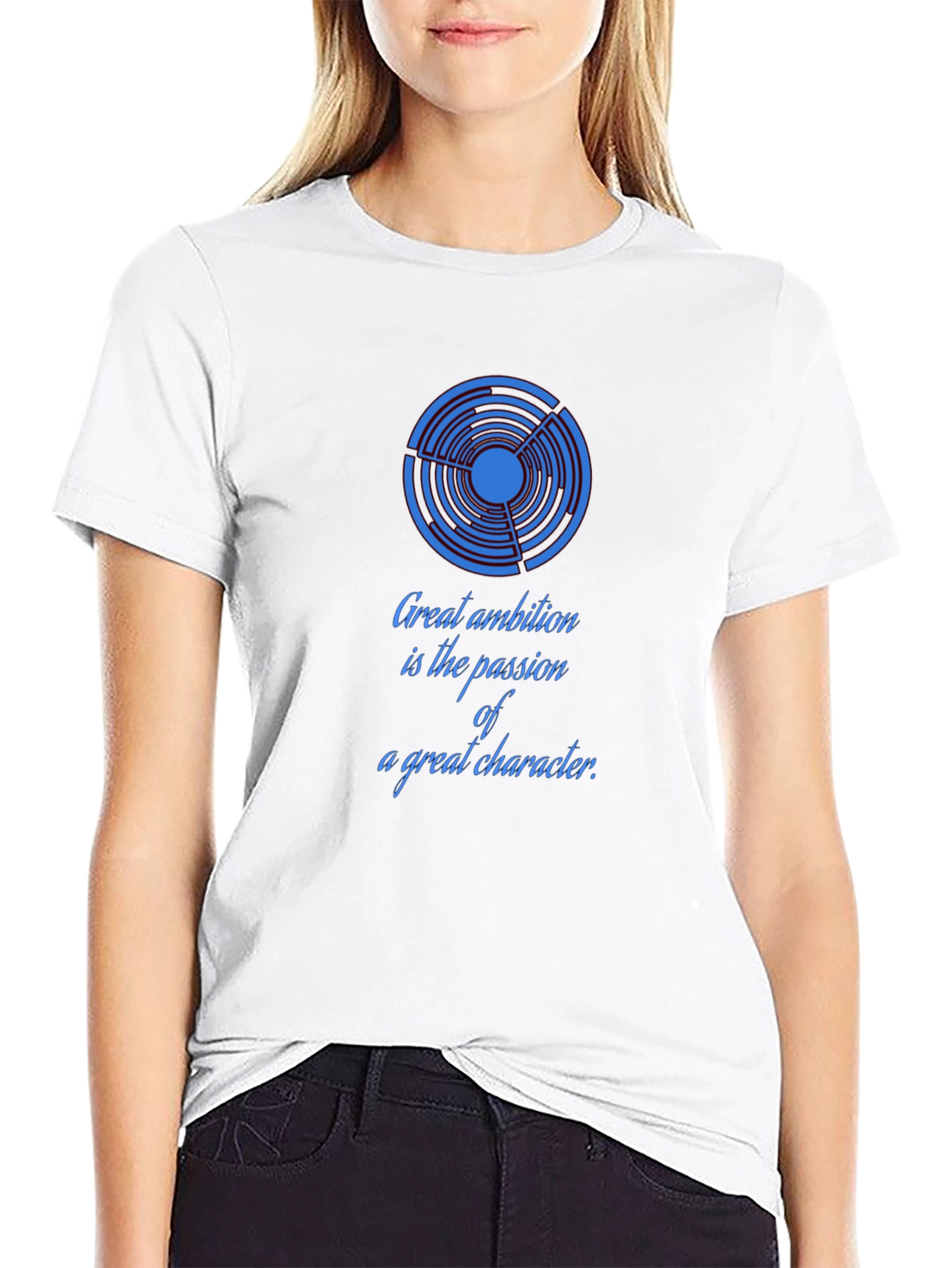 Ambition Quote Graphic Tee - Soft Cotton Casual Shirt