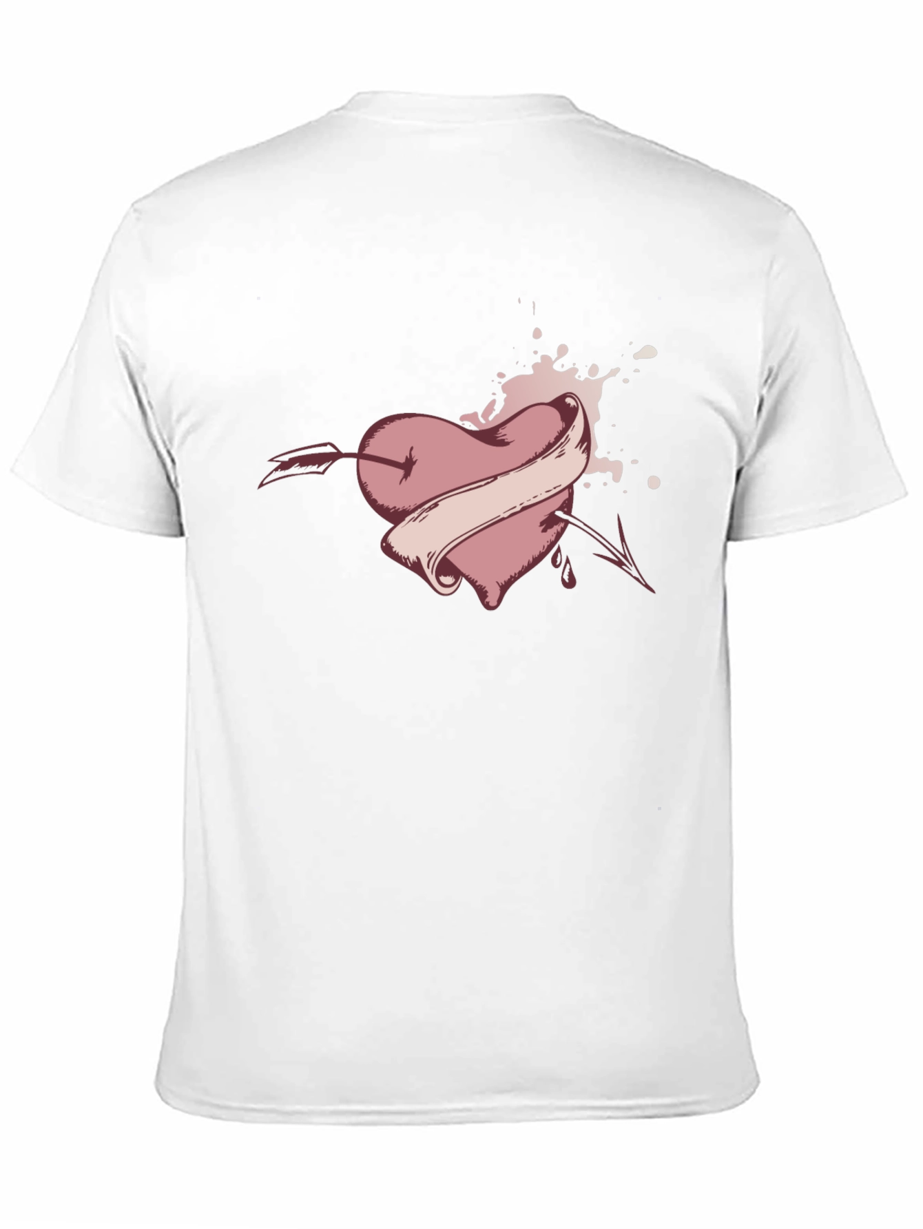 Heart Arrow Tattoo Graphic Tee