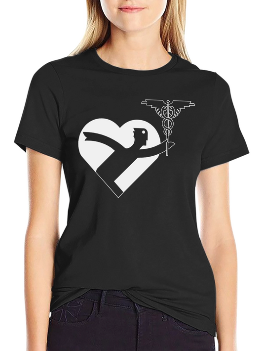 Heart Surgeon T-Shirt - Black Cotton Tee