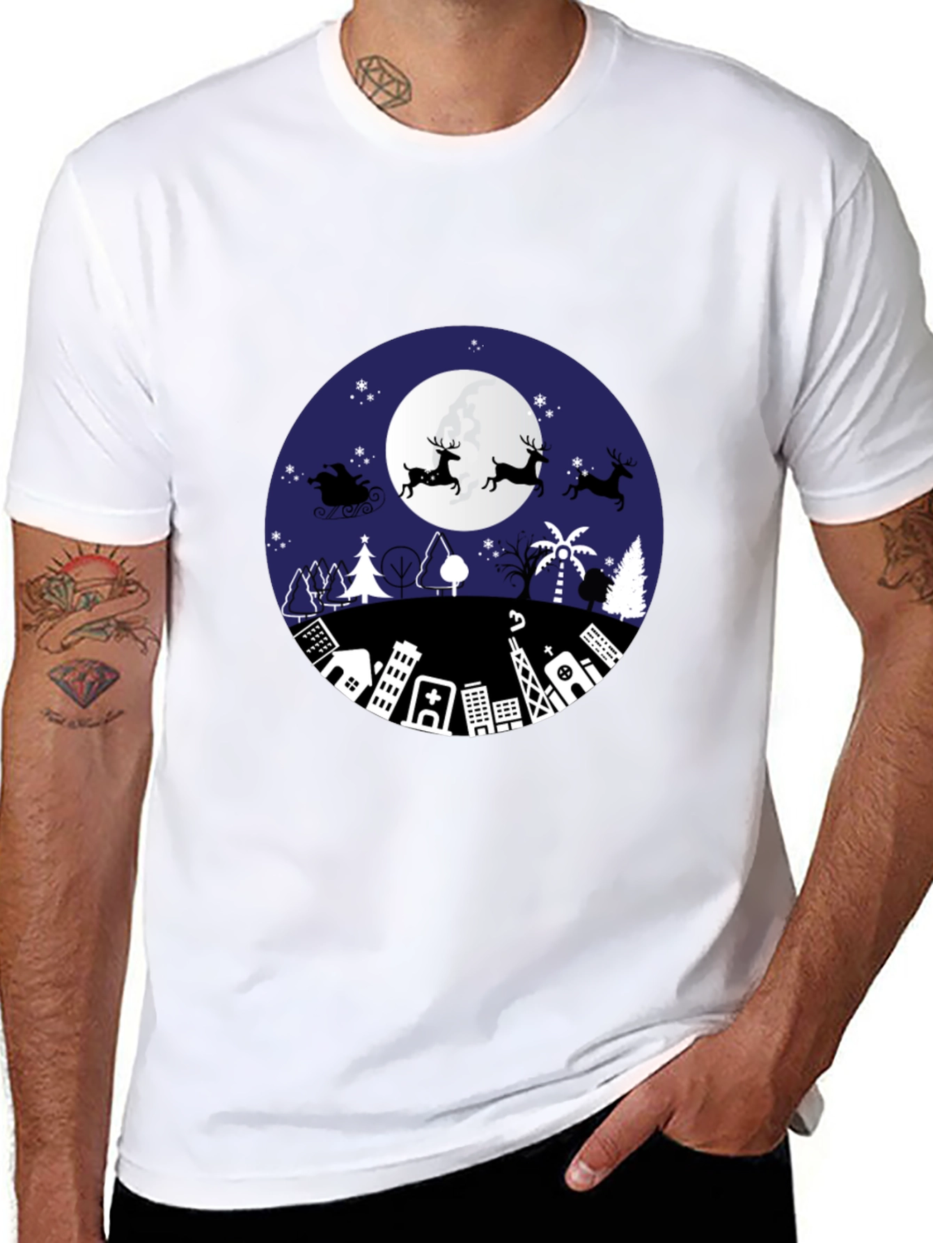Holiday Cityscape T-Shirt