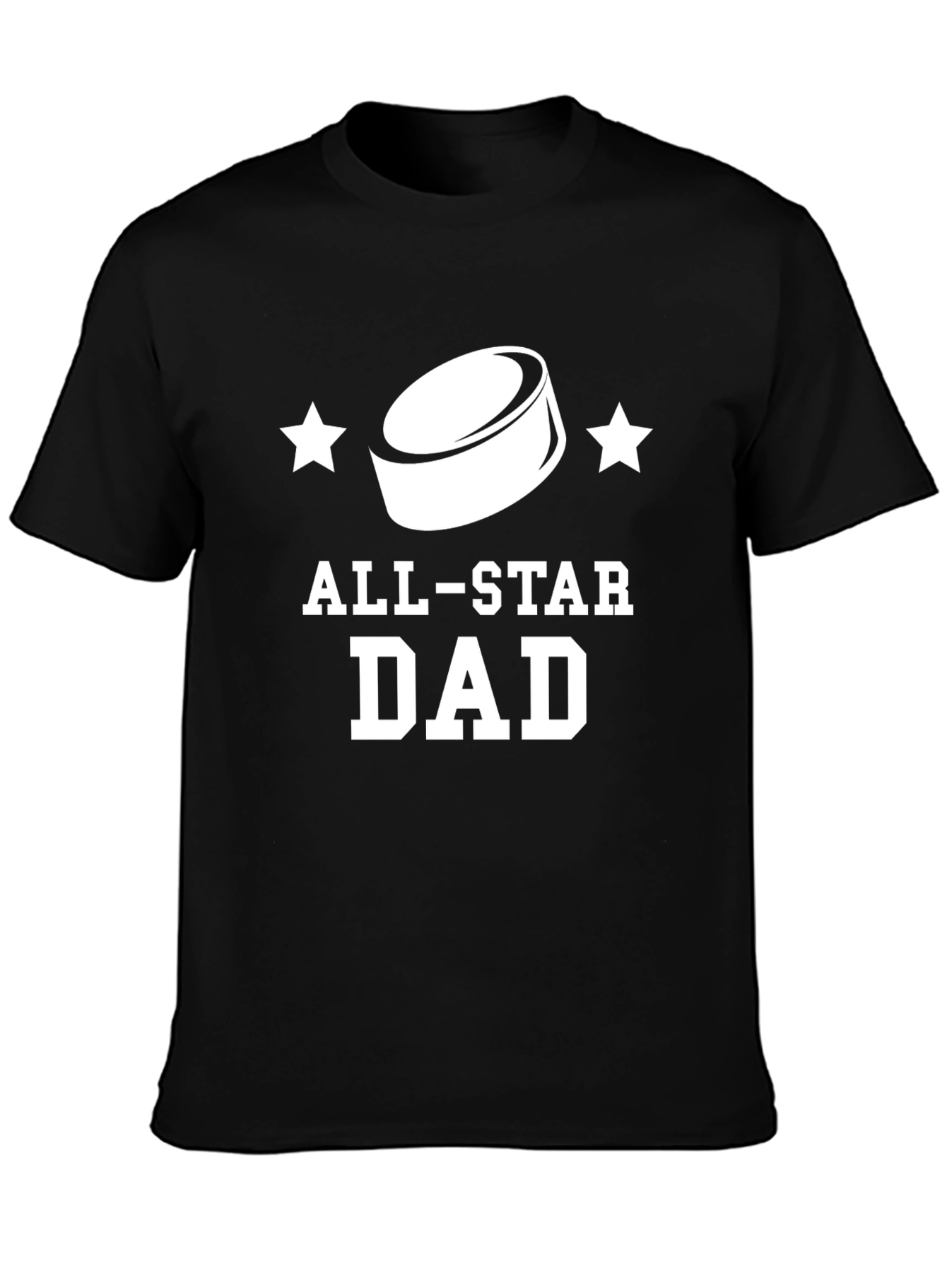 All-Star Dad Black Graphic T-Shirt