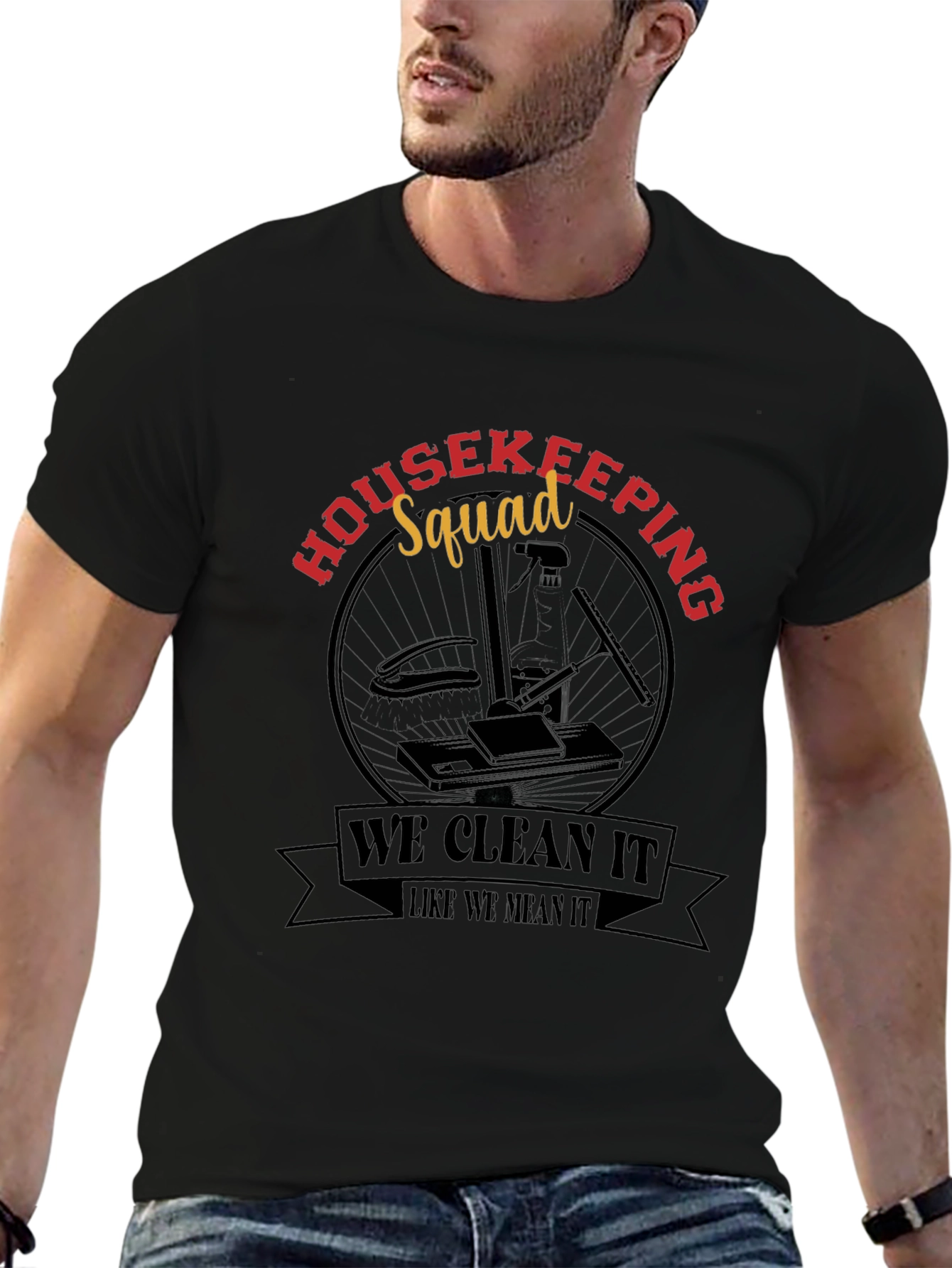 Housekeeping Squad T-Shirt - Cleaning Crew Apparel