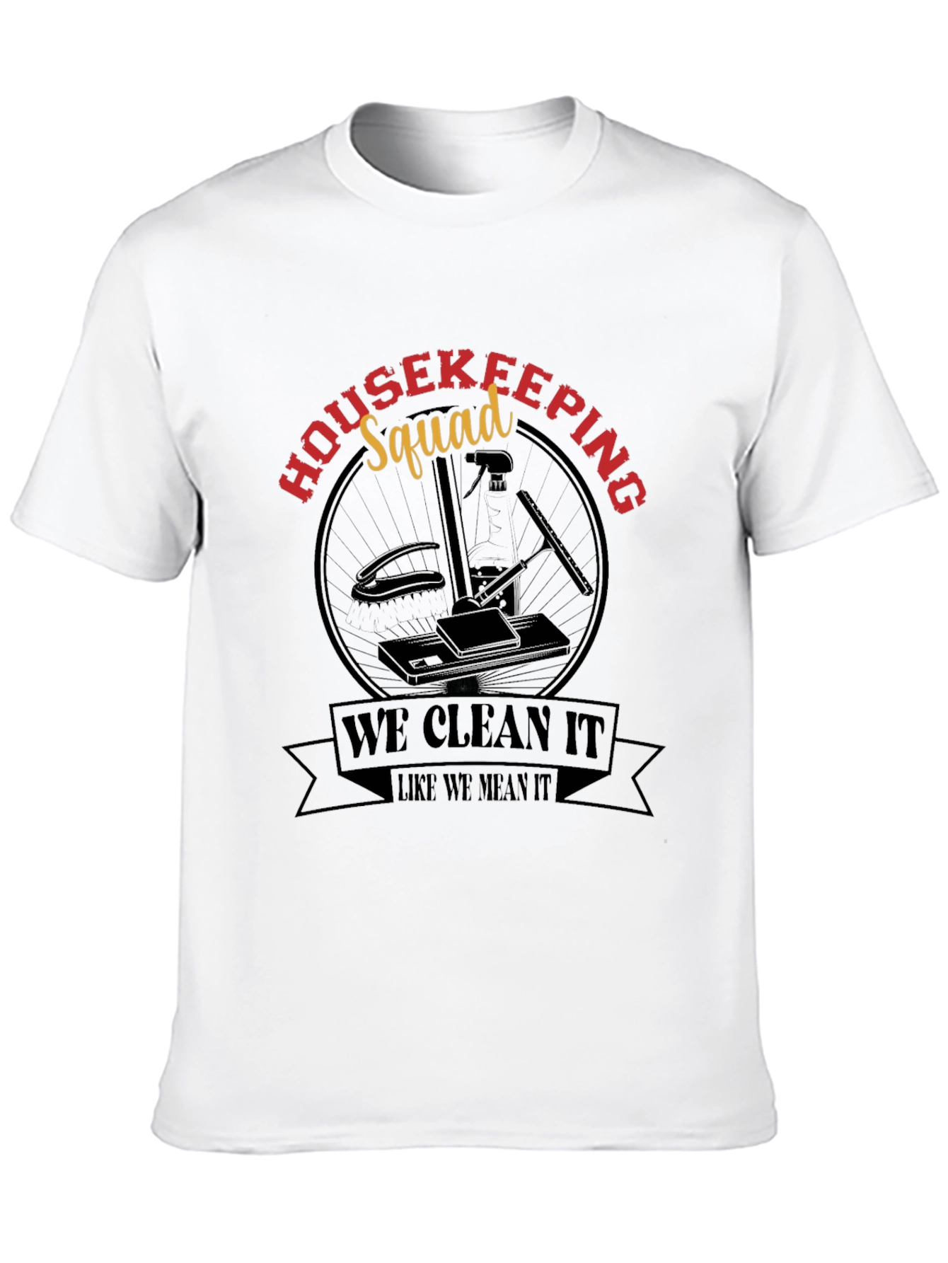 Housekeeping Squad T-Shirt - Cleaning Crew Apparel
