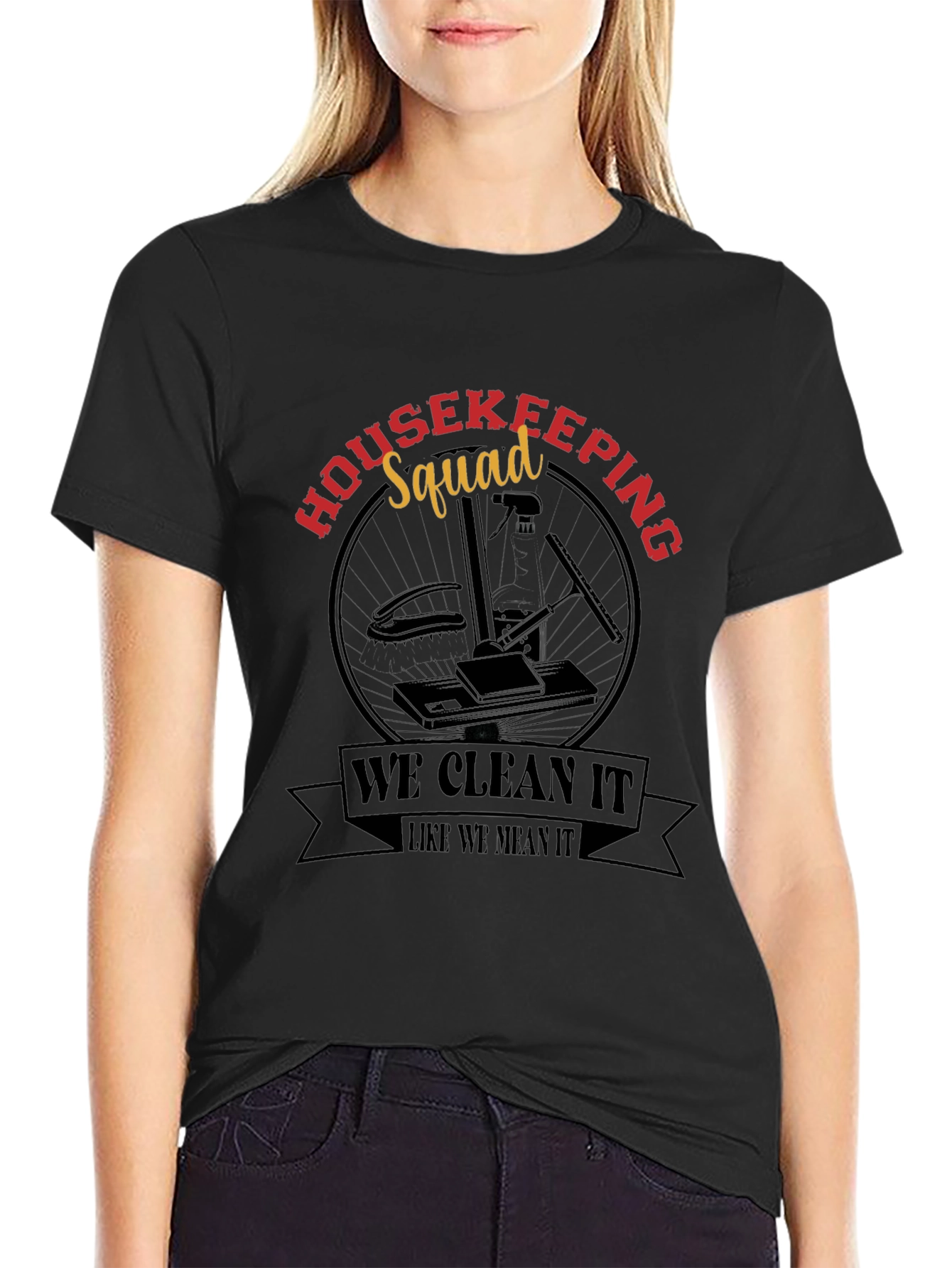 Housekeeping Squad T-Shirt - Cleaning Crew Apparel