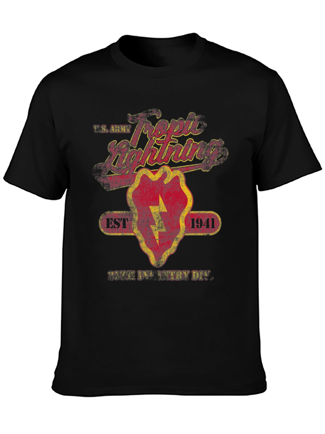 25th Infantry Division Tropic Lightning Graphic T-Shirt