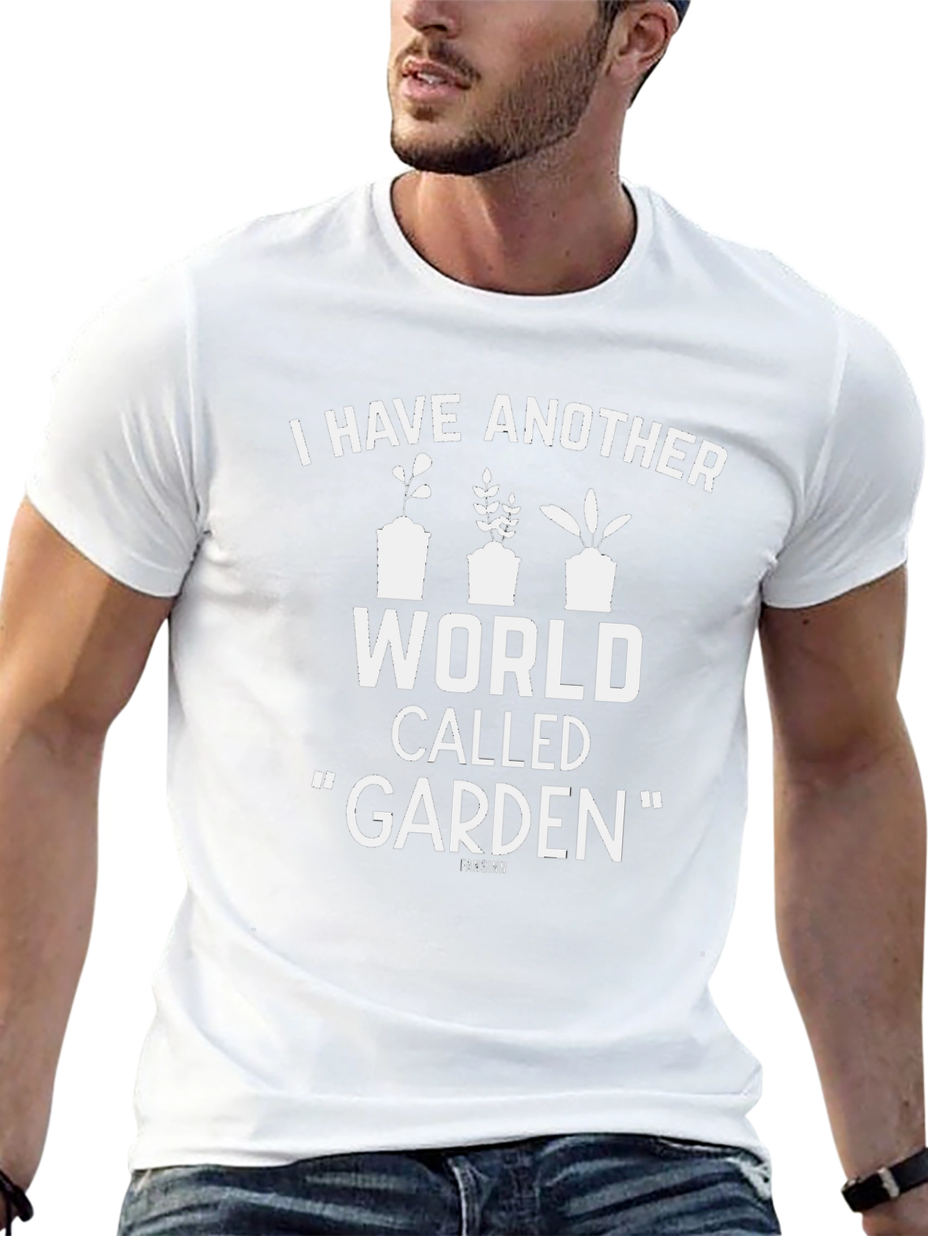 I Have Another World Called Garden Black T-Shirt