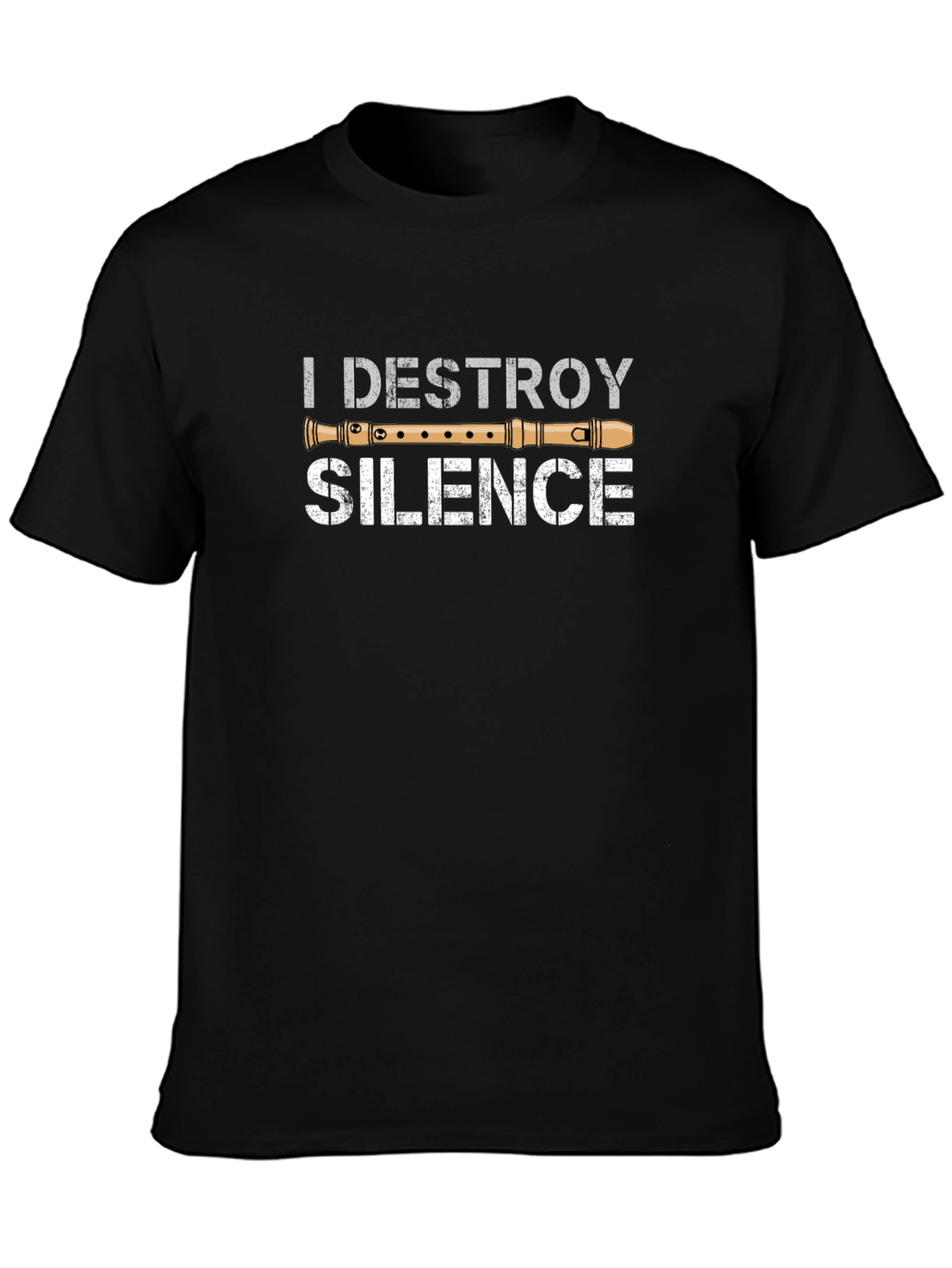 I Destroy Silence T-Shirt Music Lover Tee