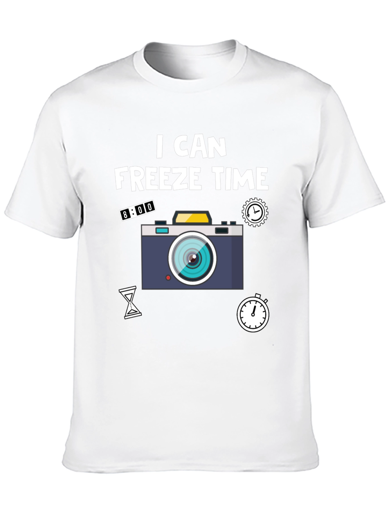 I Can Freeze Time Camera Graphic T-Shirt