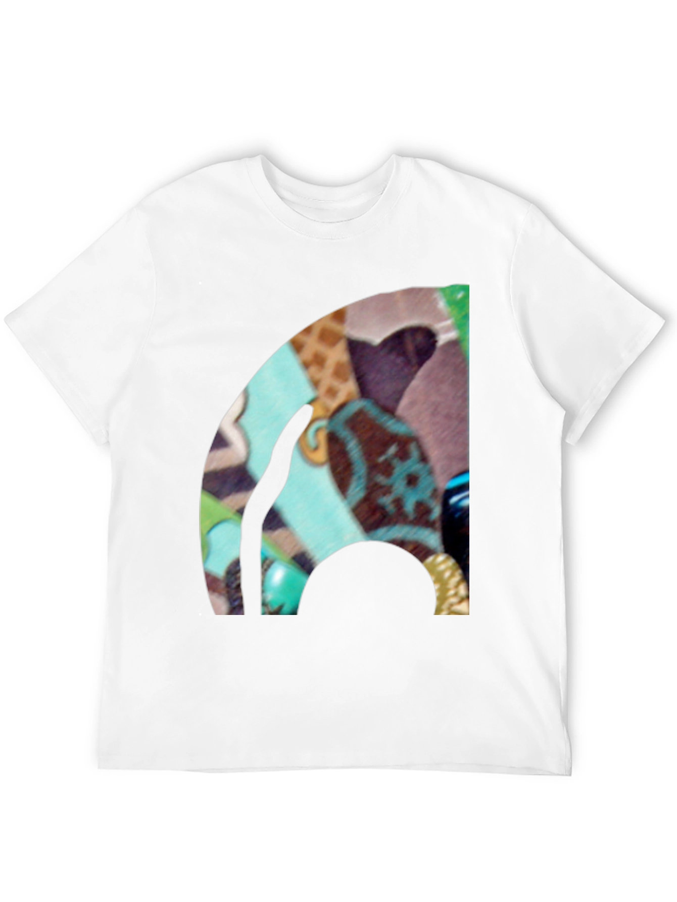 Abstract Art Graphic Black T-Shirt