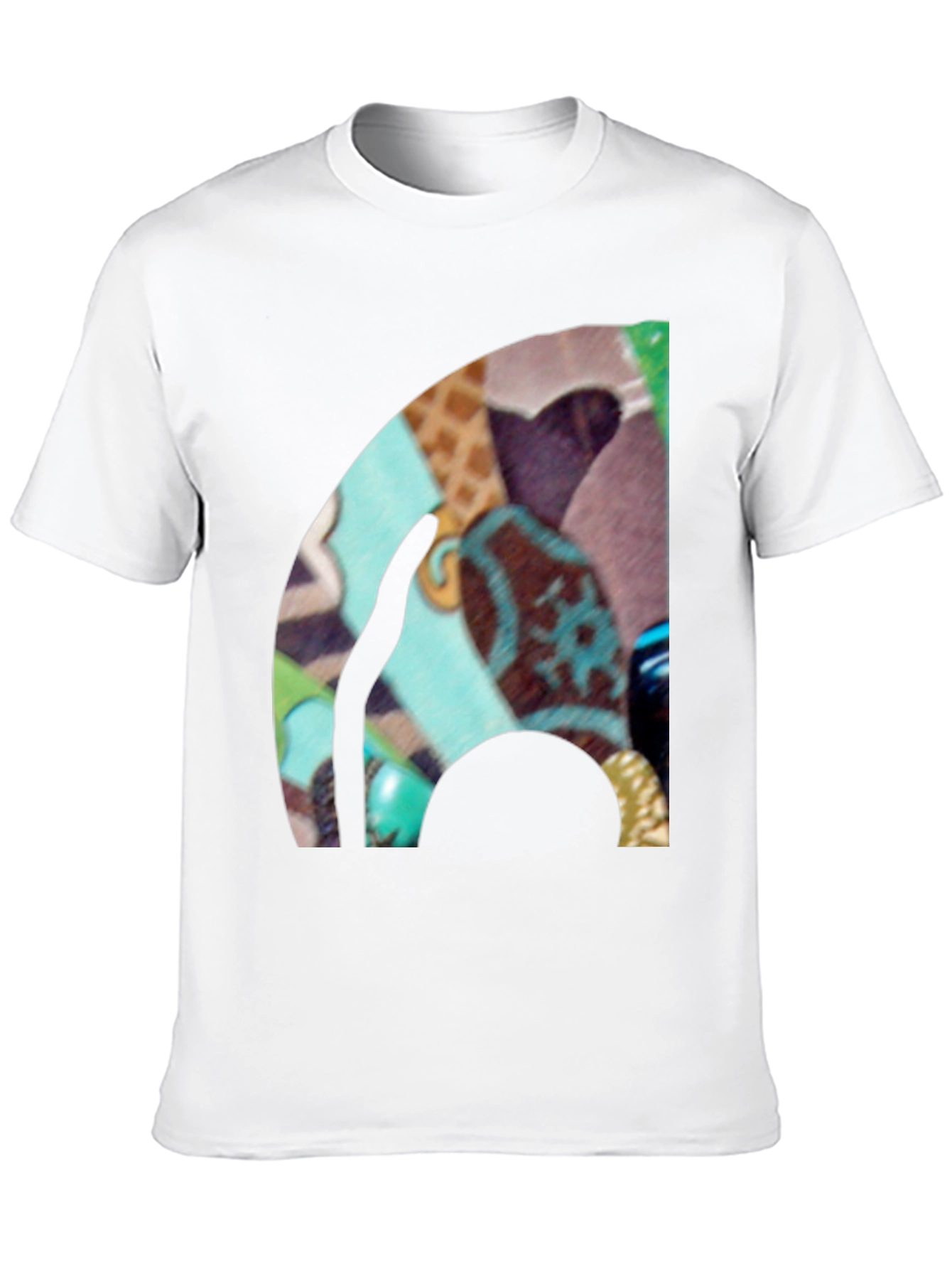 Abstract Art Graphic Black T-Shirt