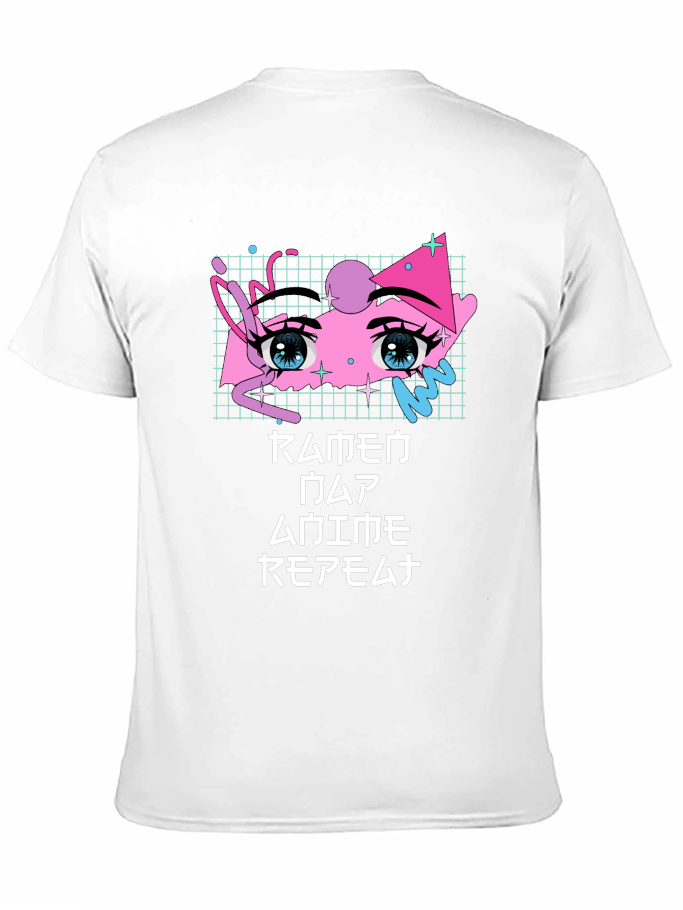 Anime Eyes T-Shirt - Vaporwave Aesthetic