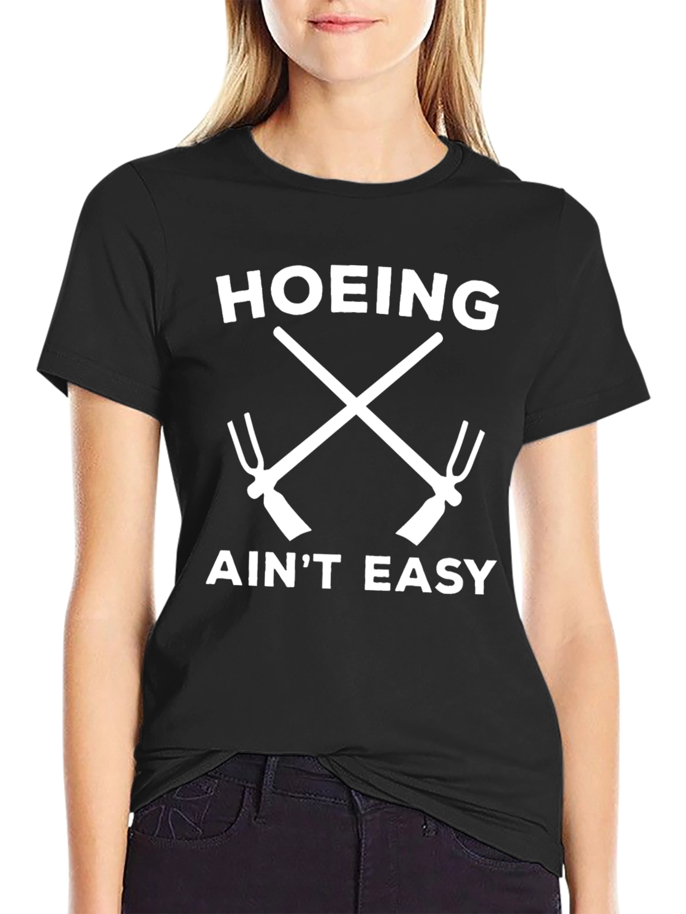 Hoing Aint Easy Graphic Tee