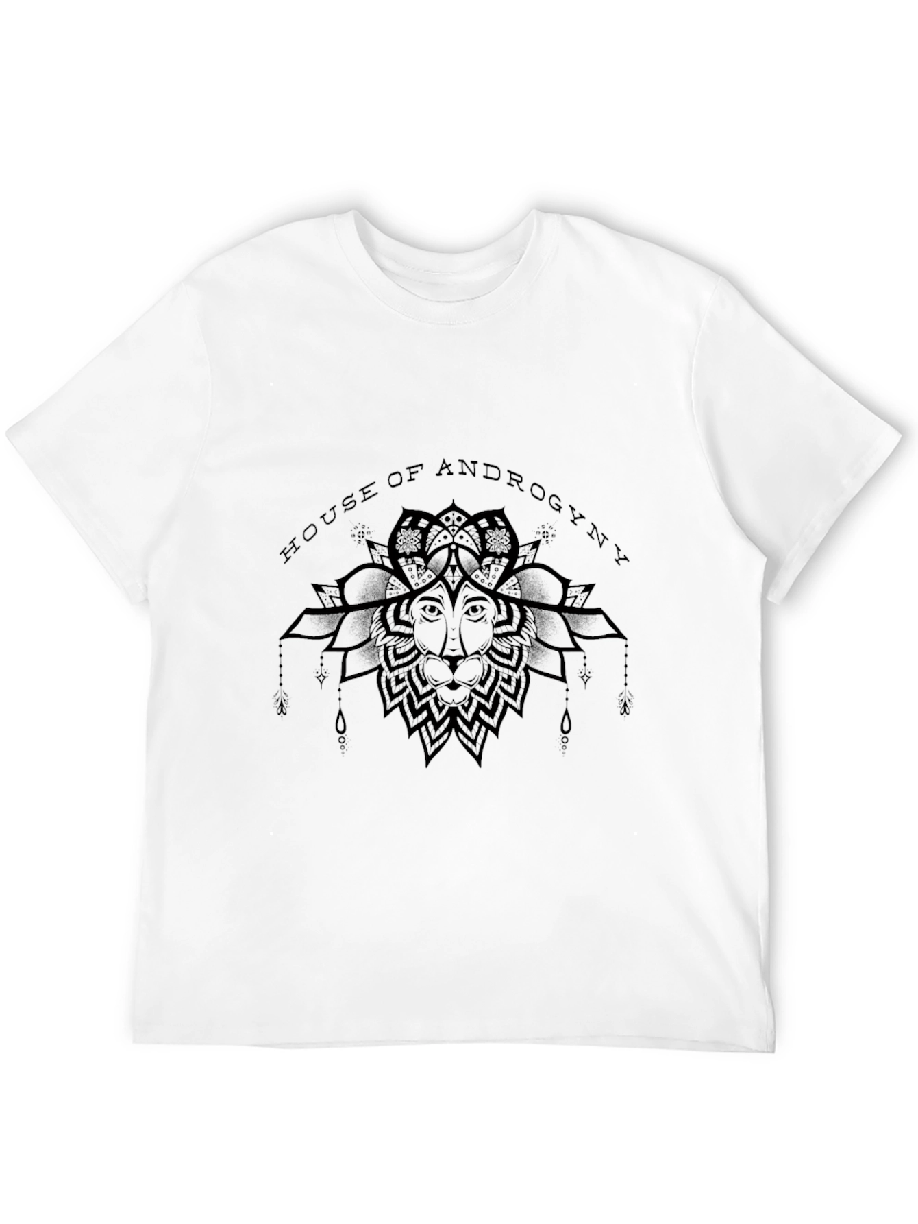 House of Androgyny Black Graphic Tee