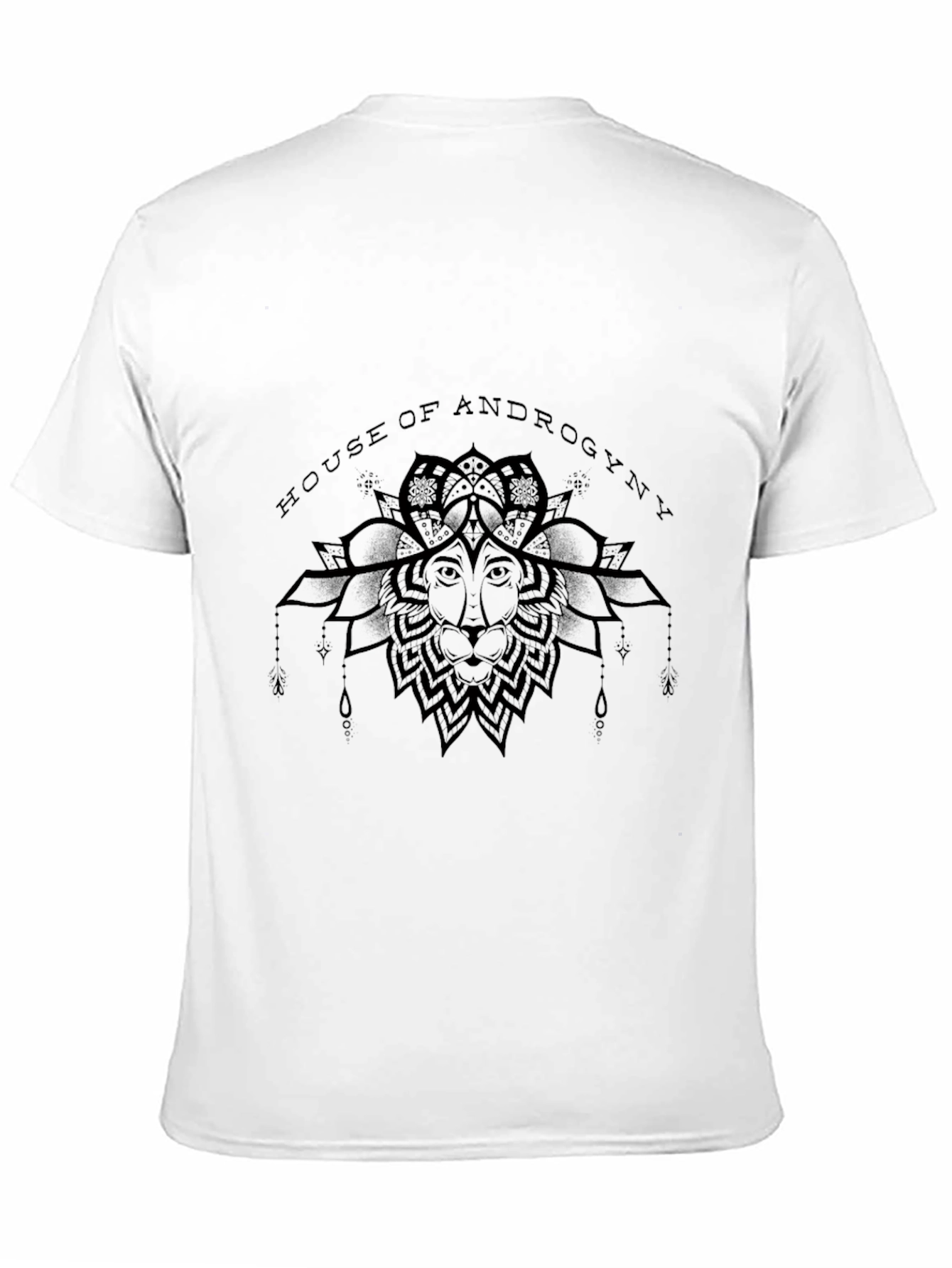 House of Androgyny Black Graphic Tee