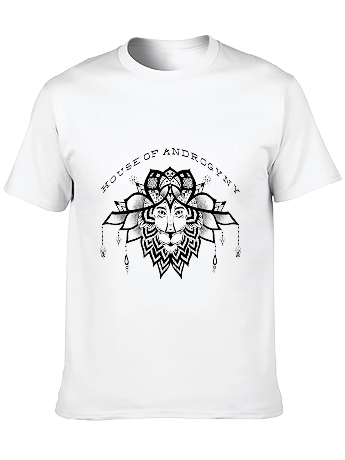 House of Androgyny Black Graphic Tee