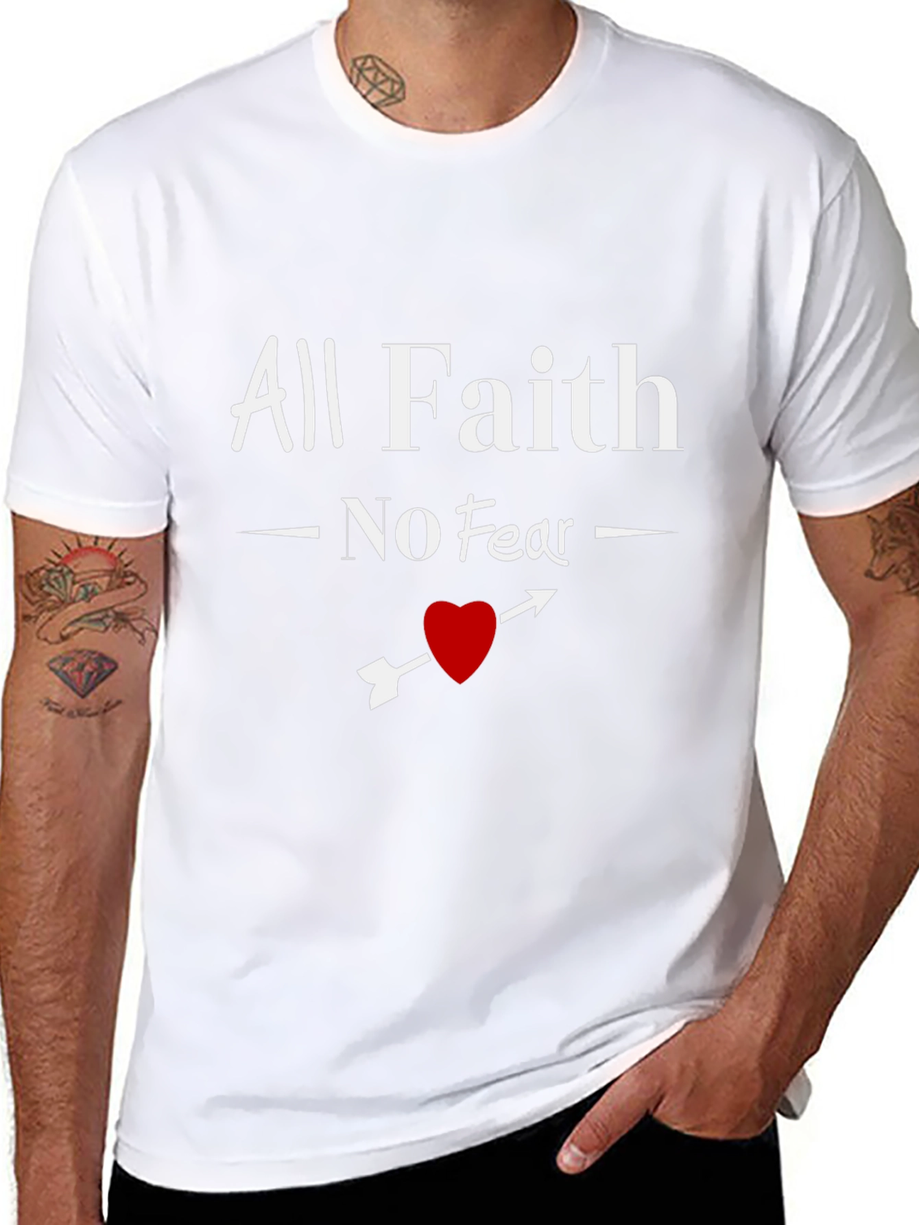 All Faith No Fear Graphic T-Shirt