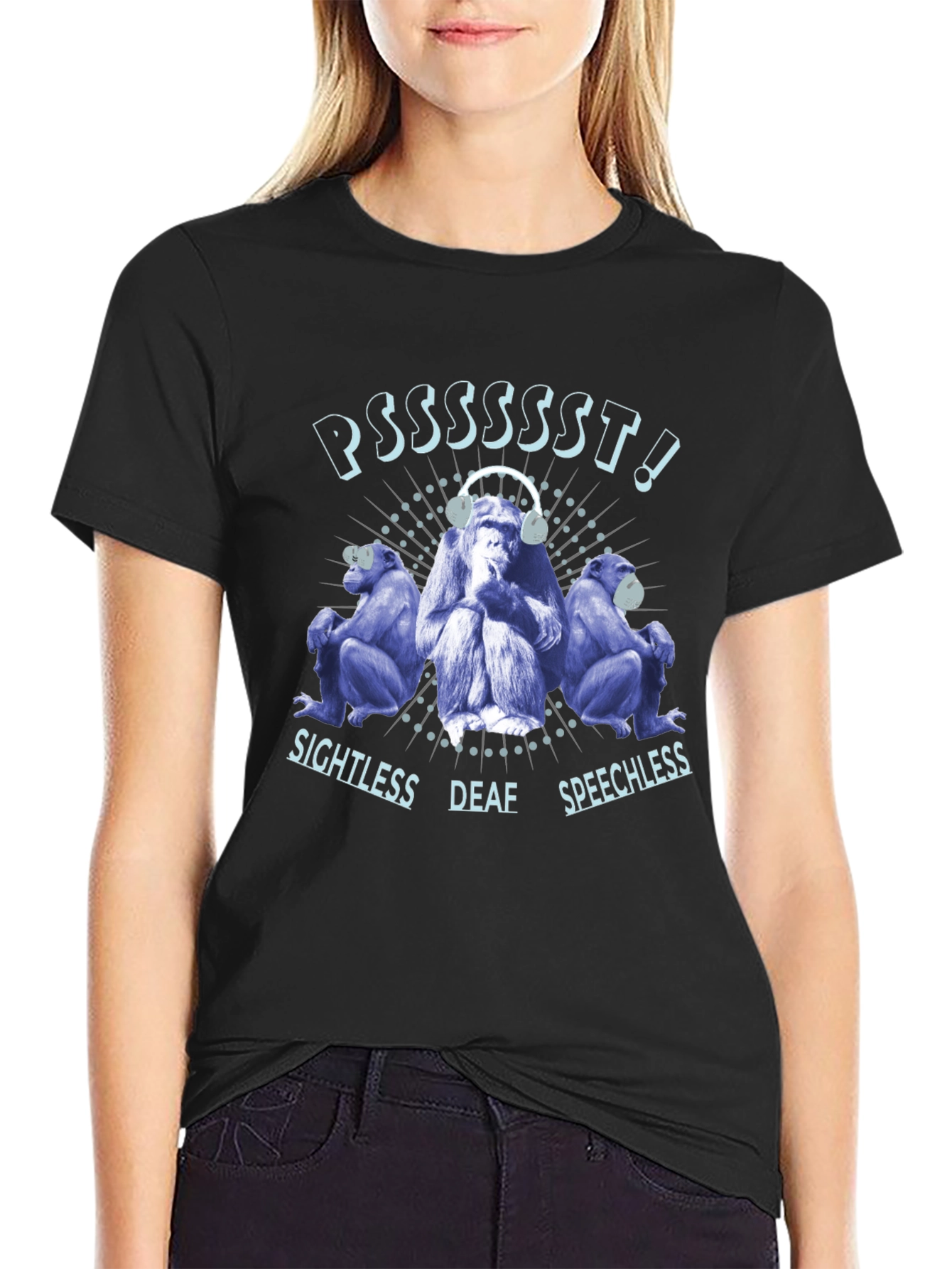 Hear No See No Speak No Evil T-Shirt