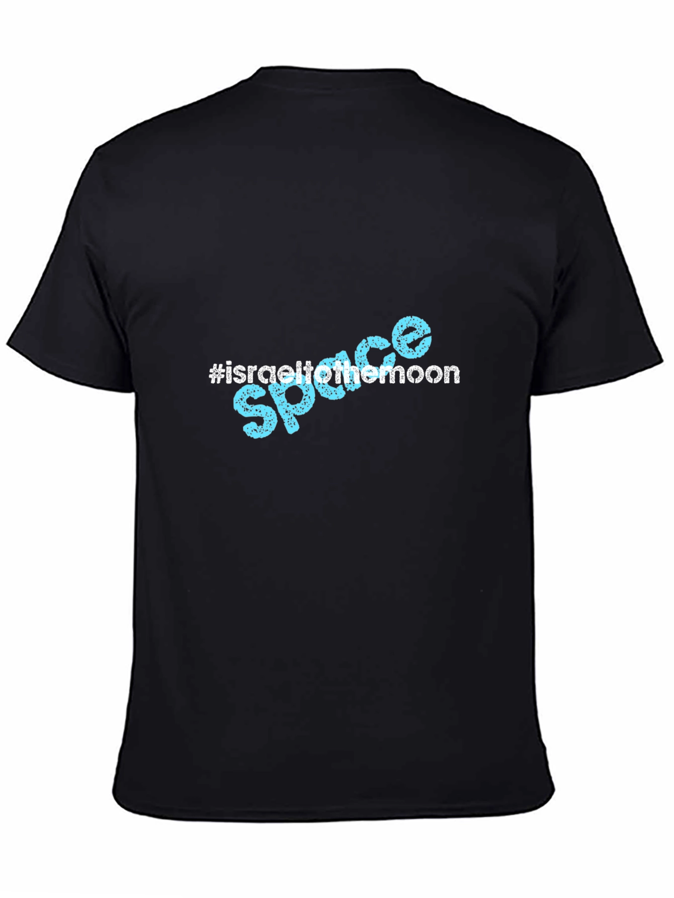 #israelitothemoon Space T-Shirt - Black