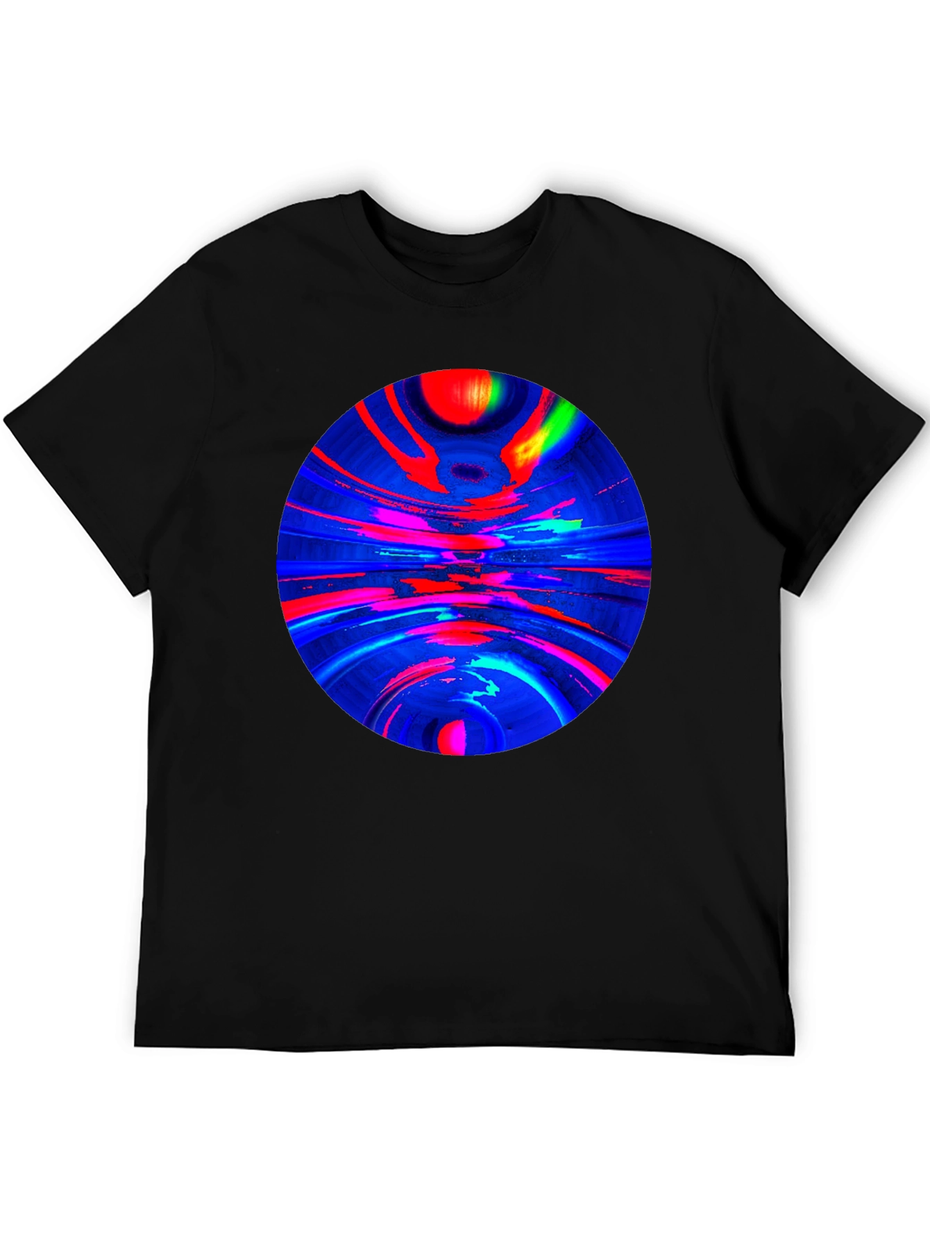 Abstract Circle Graphic T-Shirt