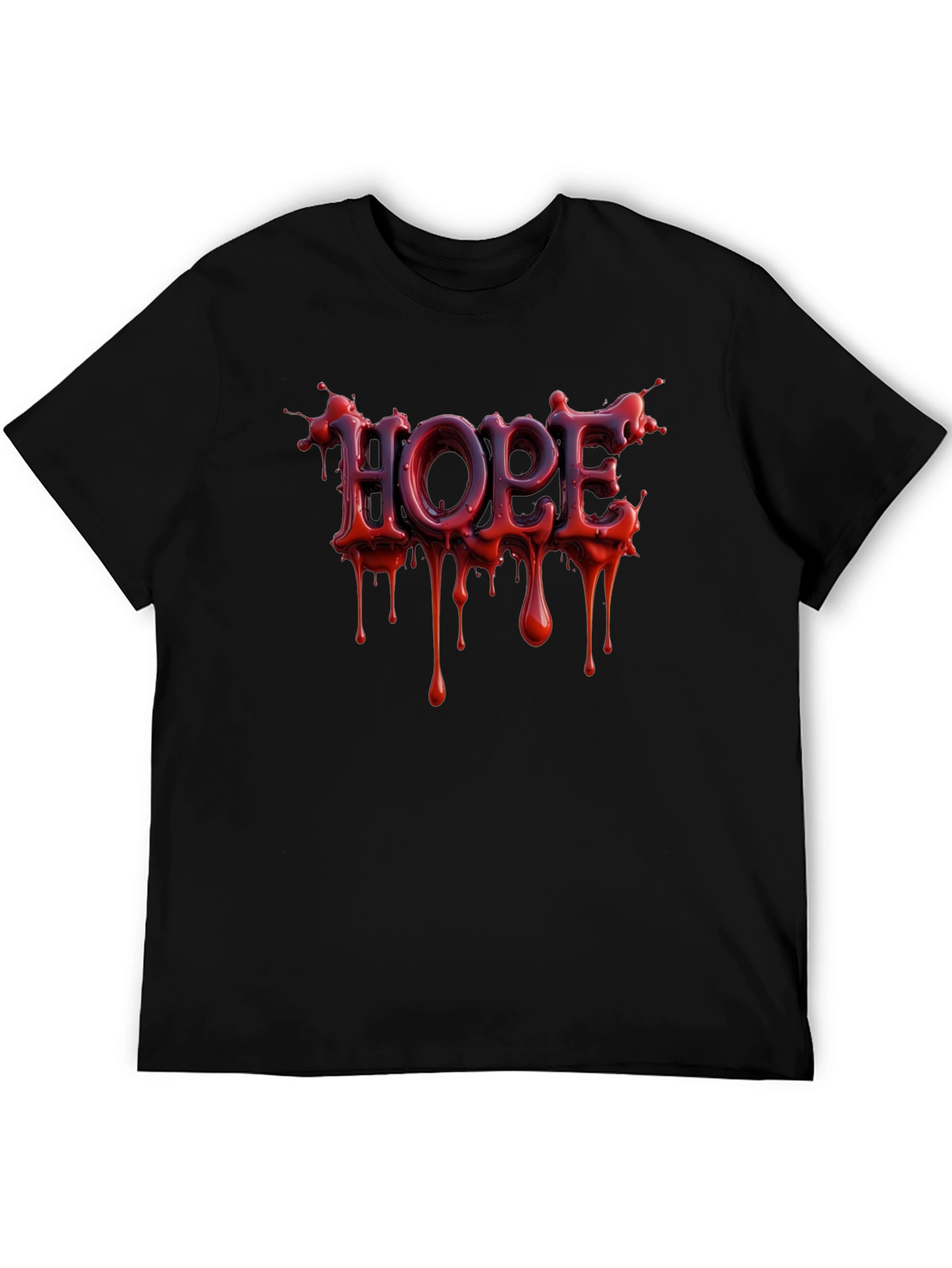 Hope Drip Graphic T-Shirt - Dark Humor Edition