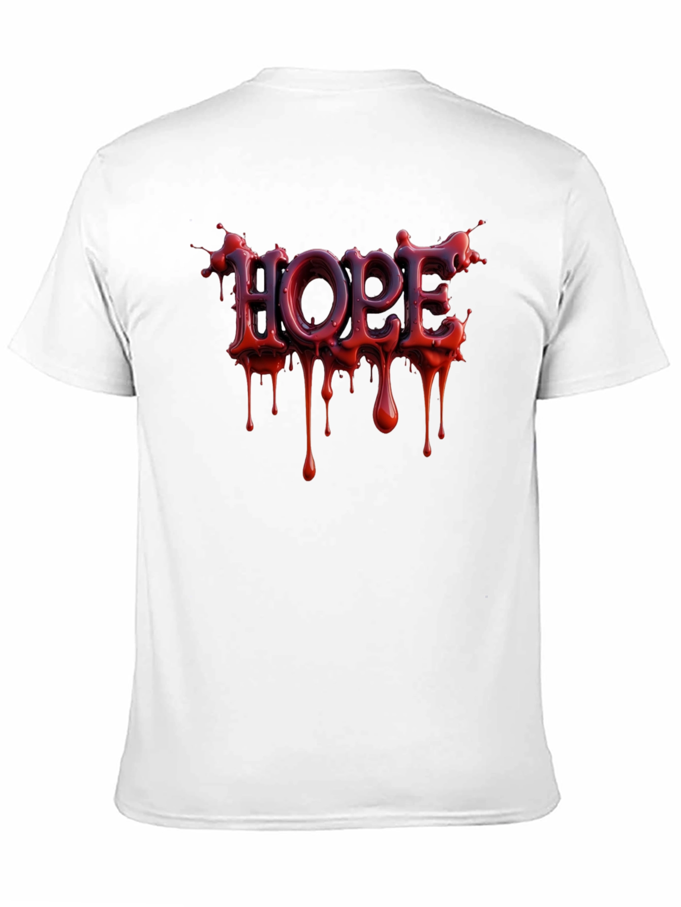 Hope Drip Graphic T-Shirt - Dark Humor Edition