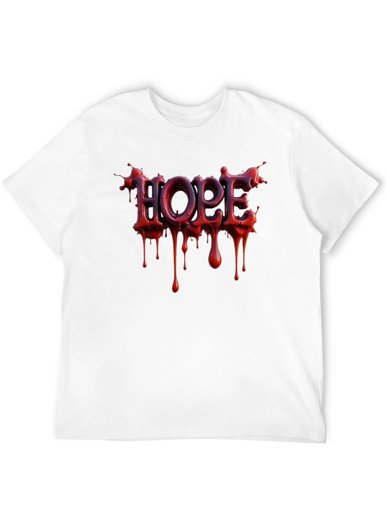 Hope Drip Graphic T-Shirt - Dark Humor Edition