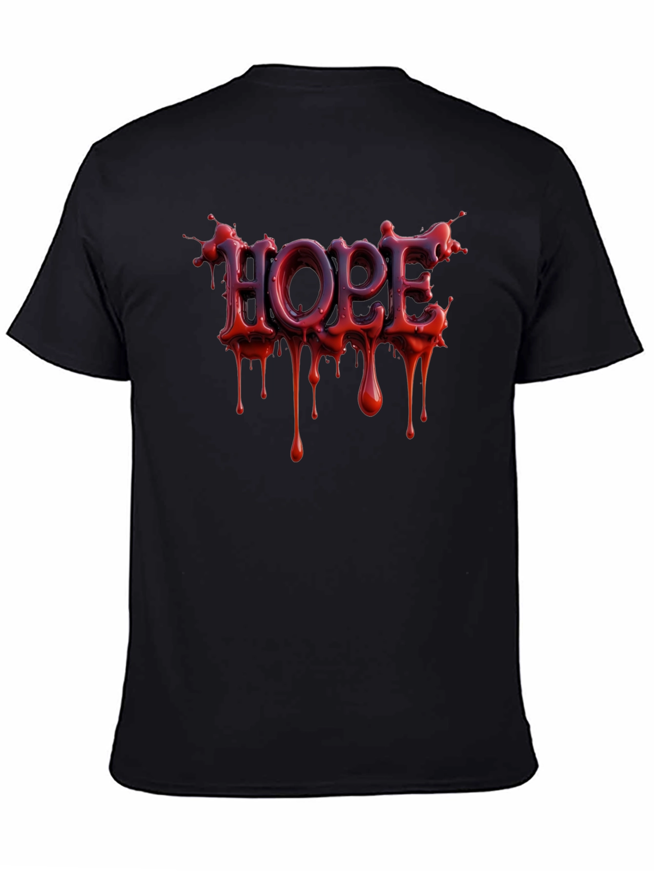 Hope Drip Graphic T-Shirt - Dark Humor Edition