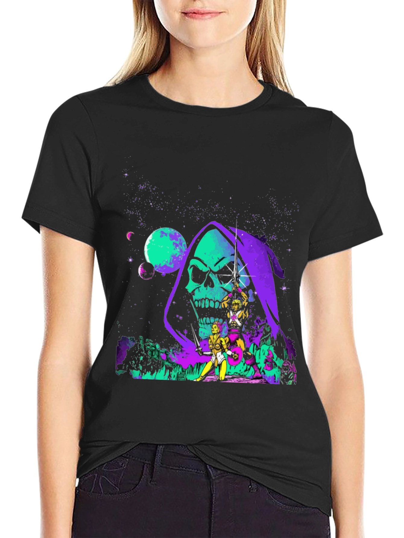 He-Man Skeletor Graphic T-Shirt