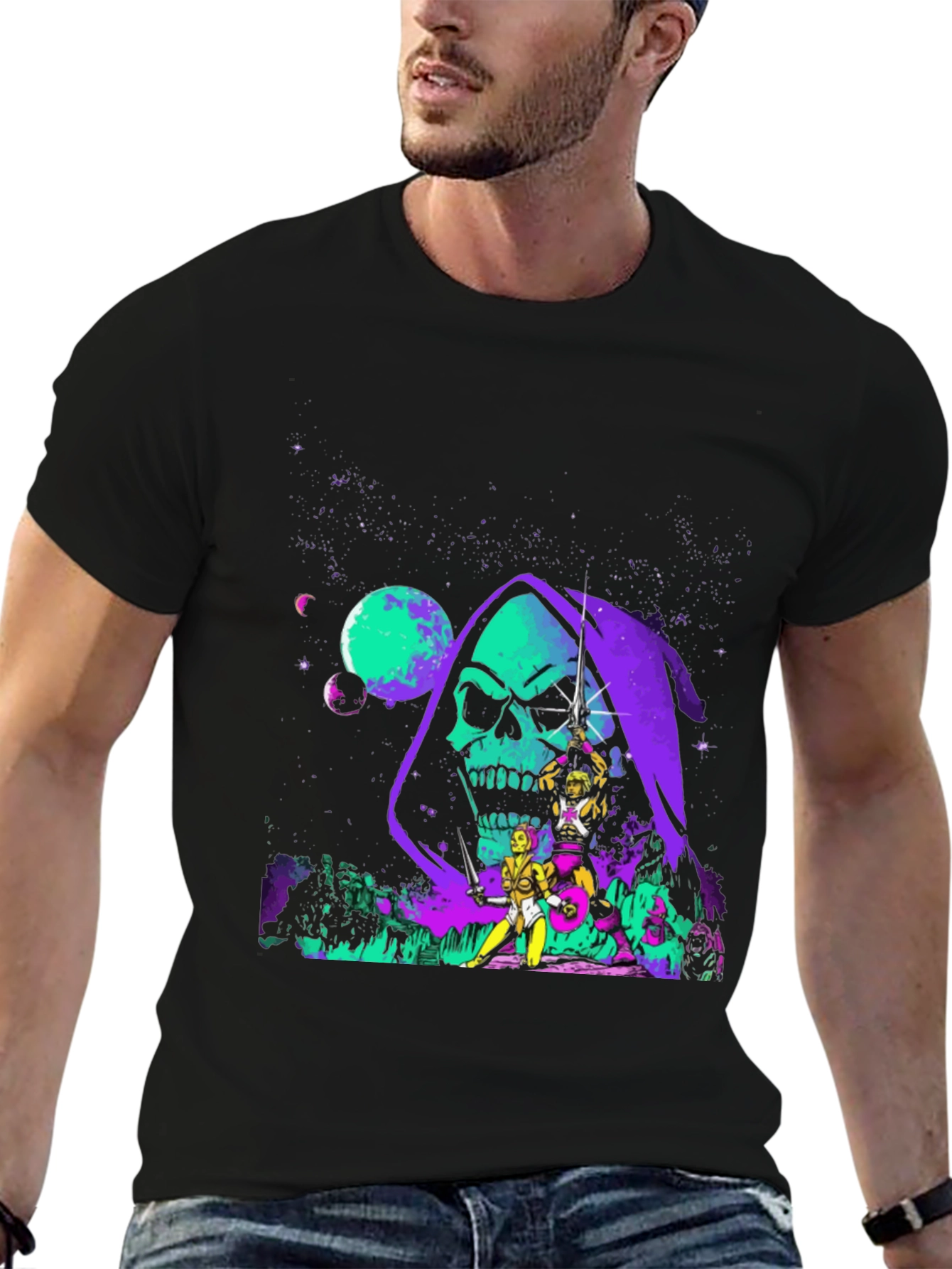 He-Man Skeletor Graphic T-Shirt
