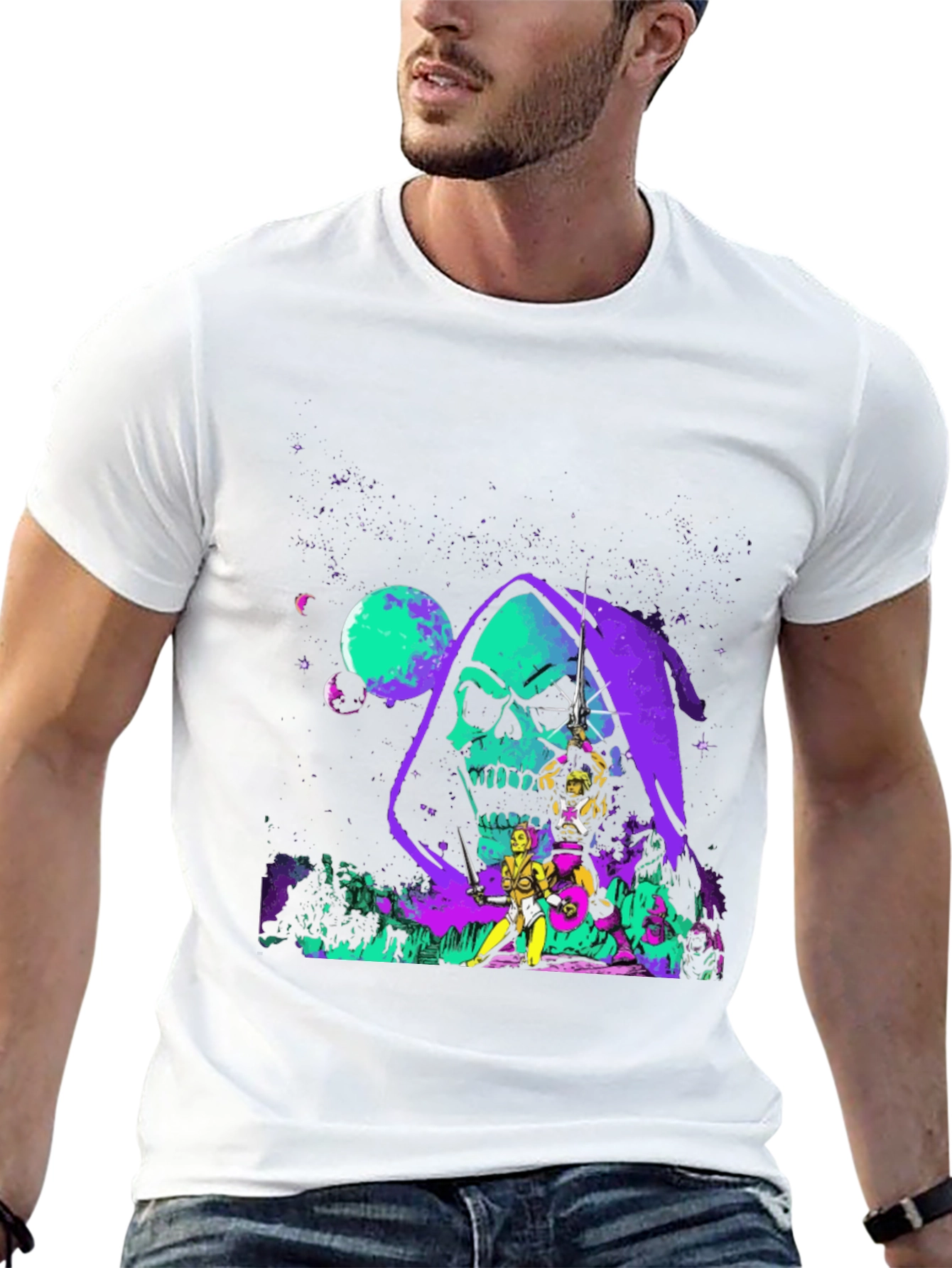 He-Man Skeletor Graphic T-Shirt