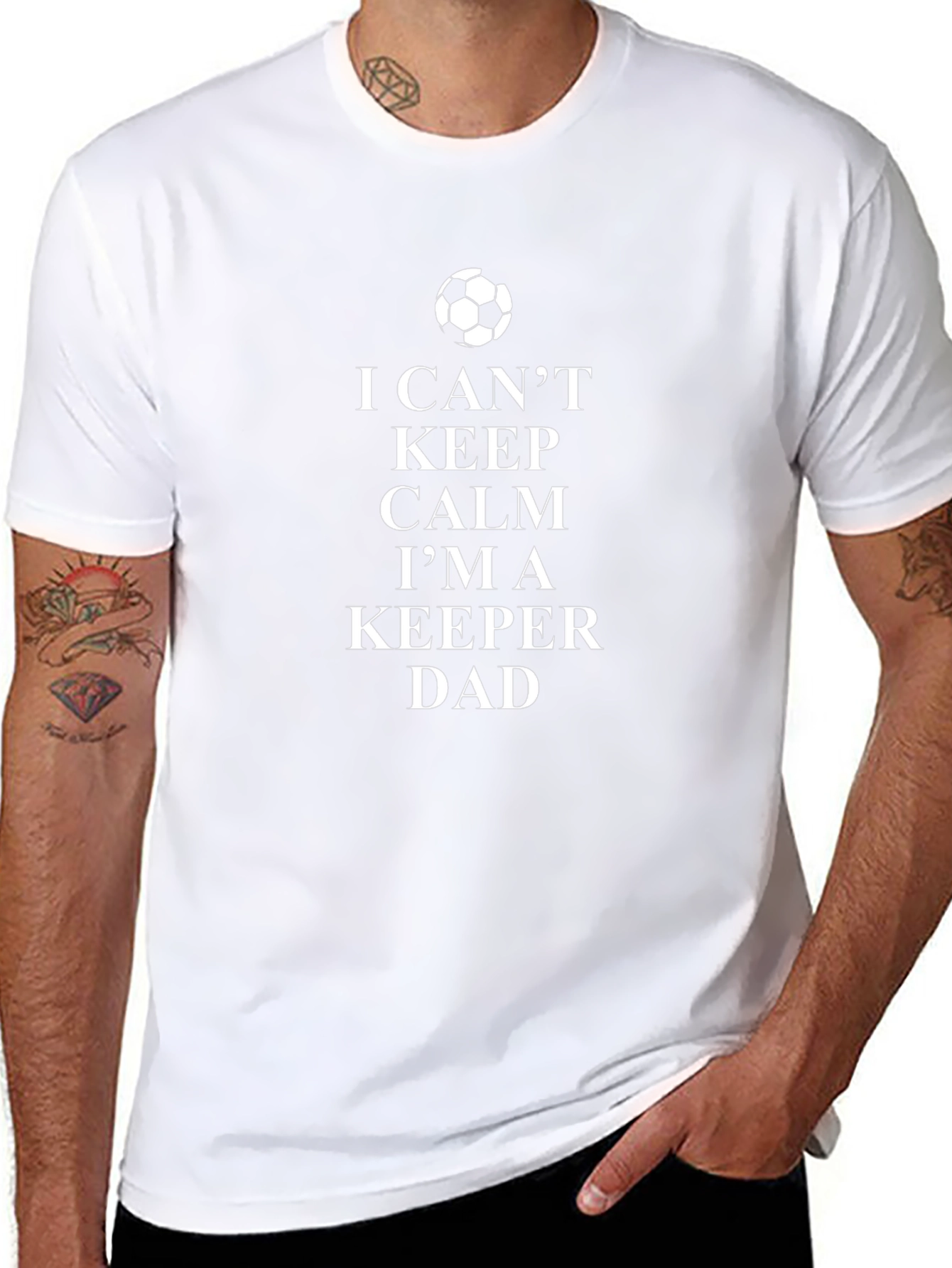 I Cant Keep Calm Keeper Dad T-Shirt