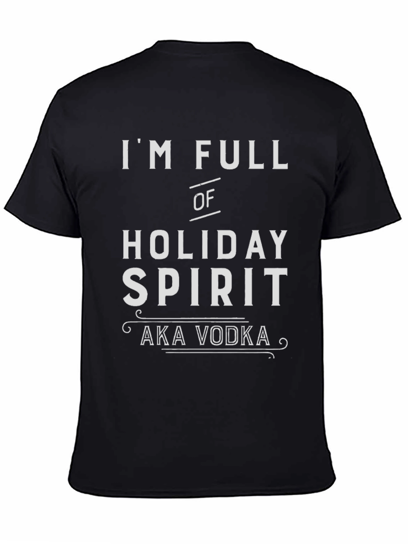 Holiday Spirit Vodka Humor T-Shirt