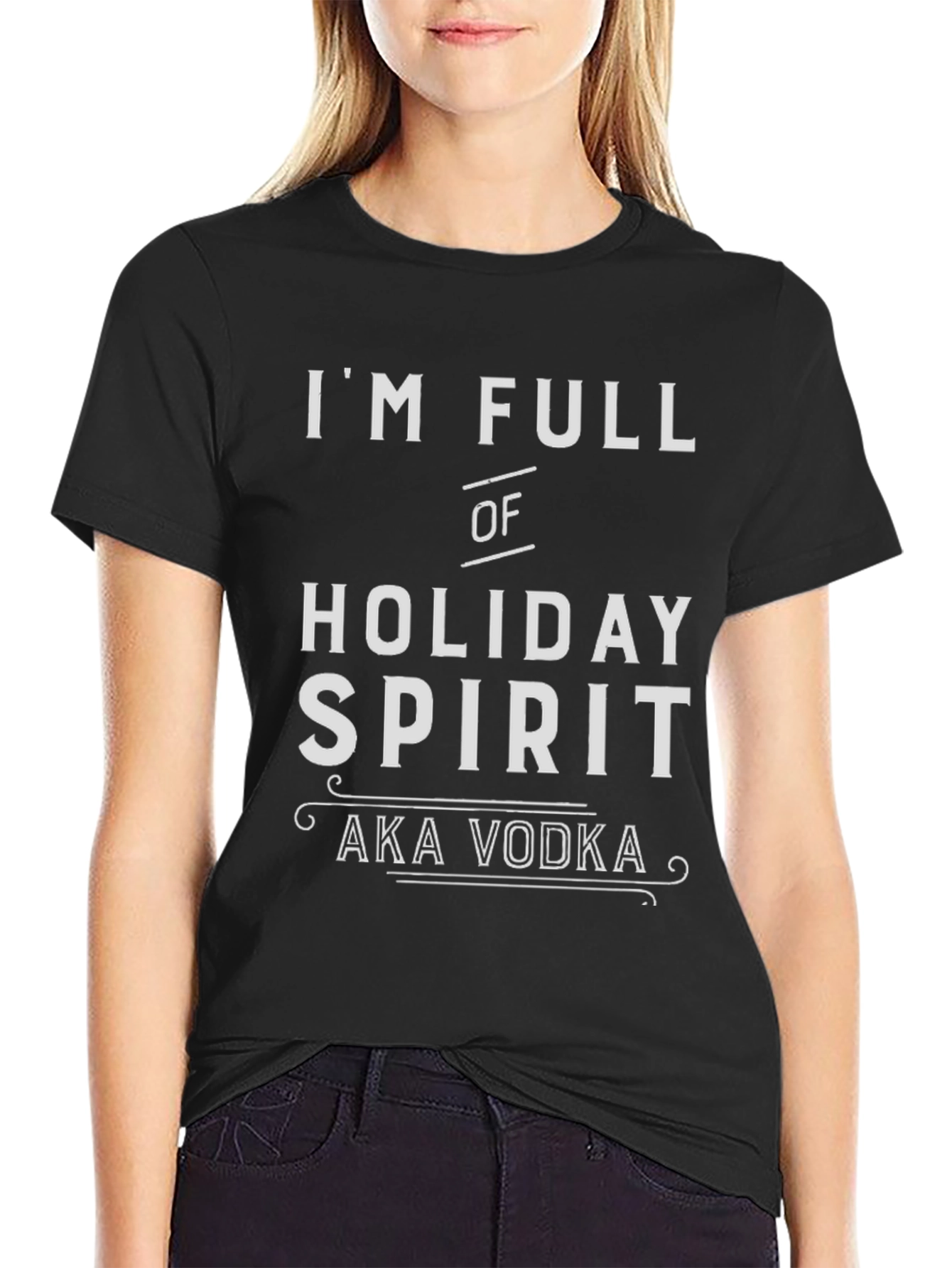 Holiday Spirit Vodka Humor T-Shirt