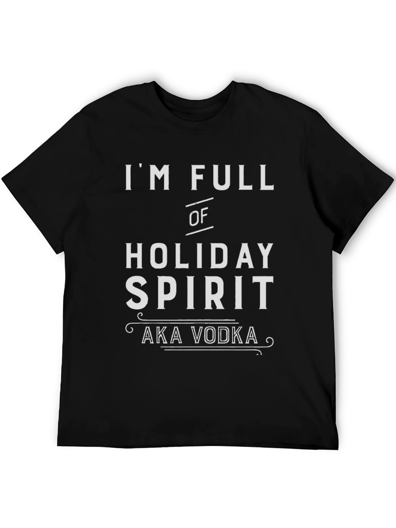 Holiday Spirit Vodka Humor T-Shirt
