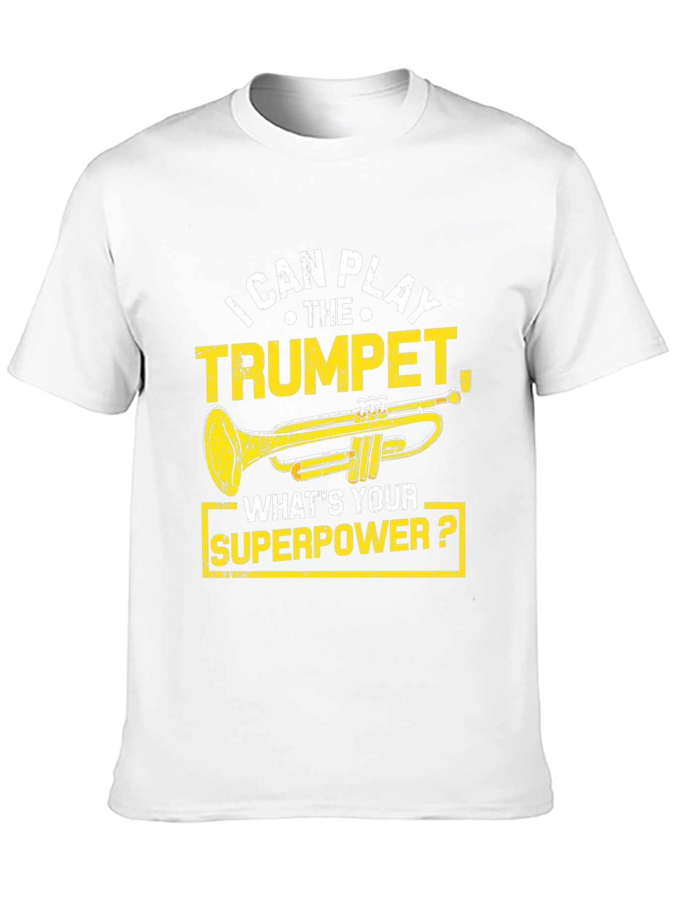 I Can Play Trumpet Black T-Shirt