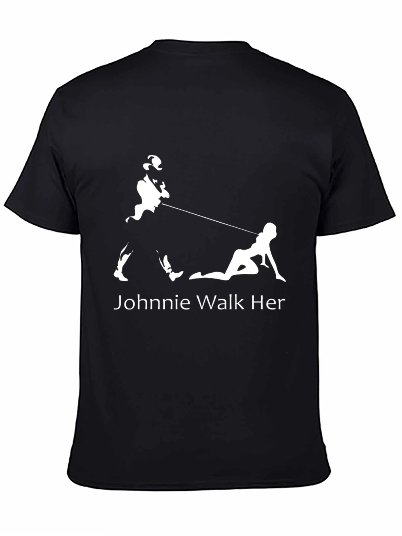 Humorous Johnnie Walk Her Graphic T-Shirt