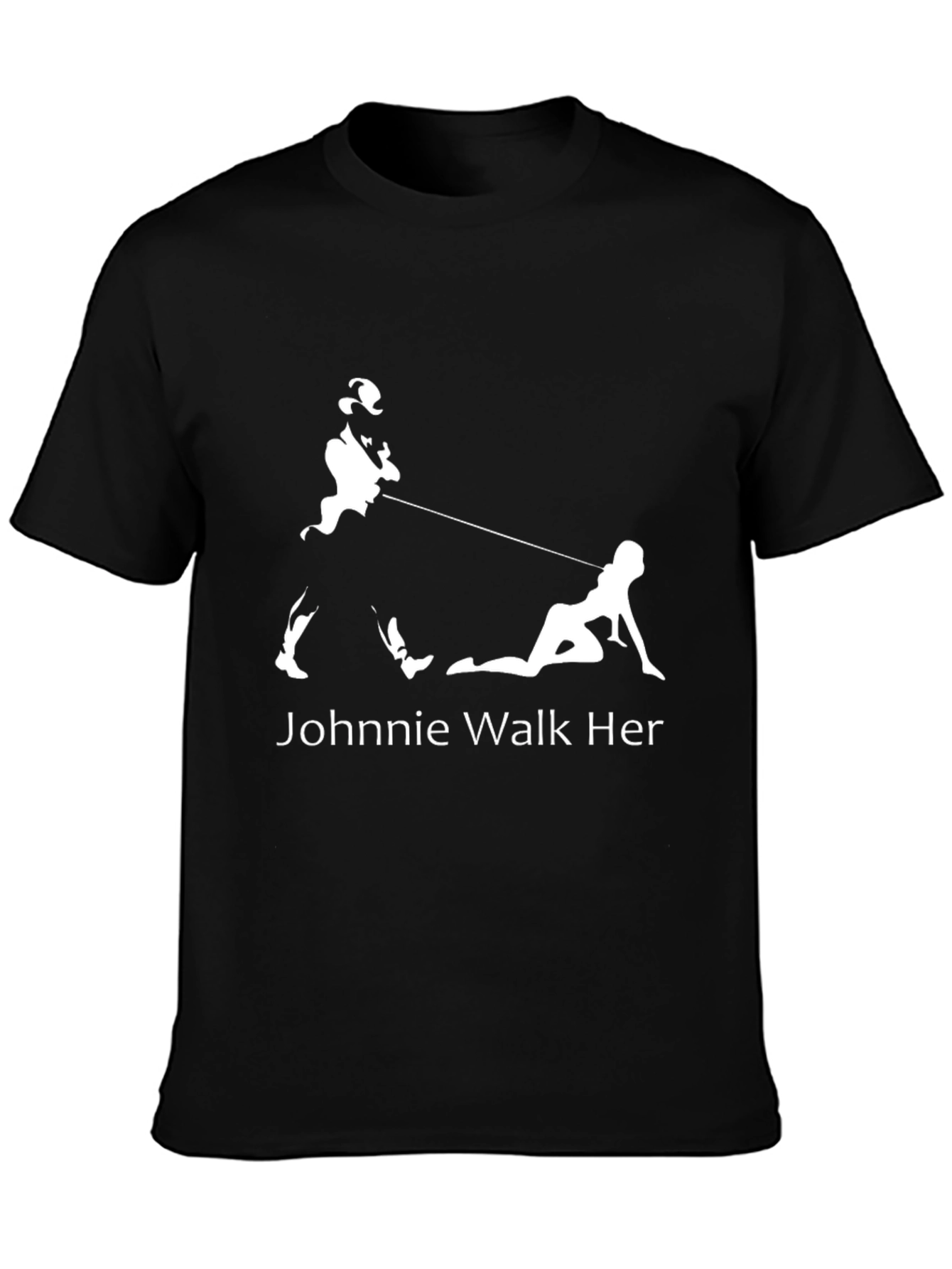 Humorous Johnnie Walk Her Graphic T-Shirt
